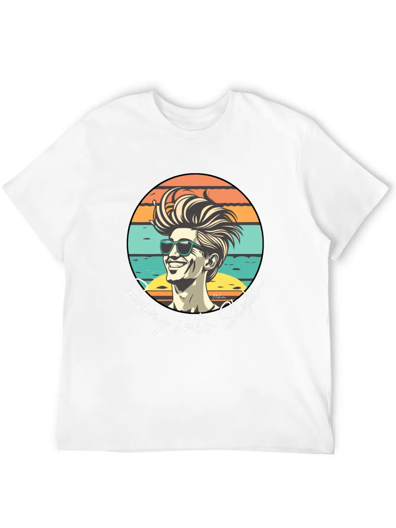 Swing Into Style Classic Cotton Tee – Unisex Comfort For Any Season