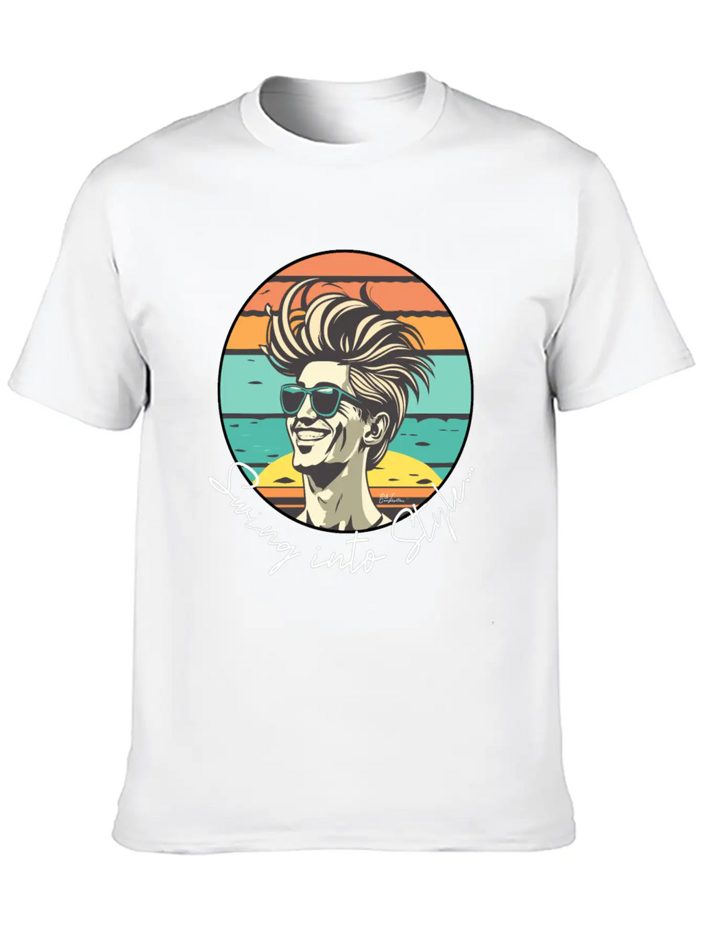 Swing Into Style Classic Cotton Tee – Unisex Comfort For Any Season
