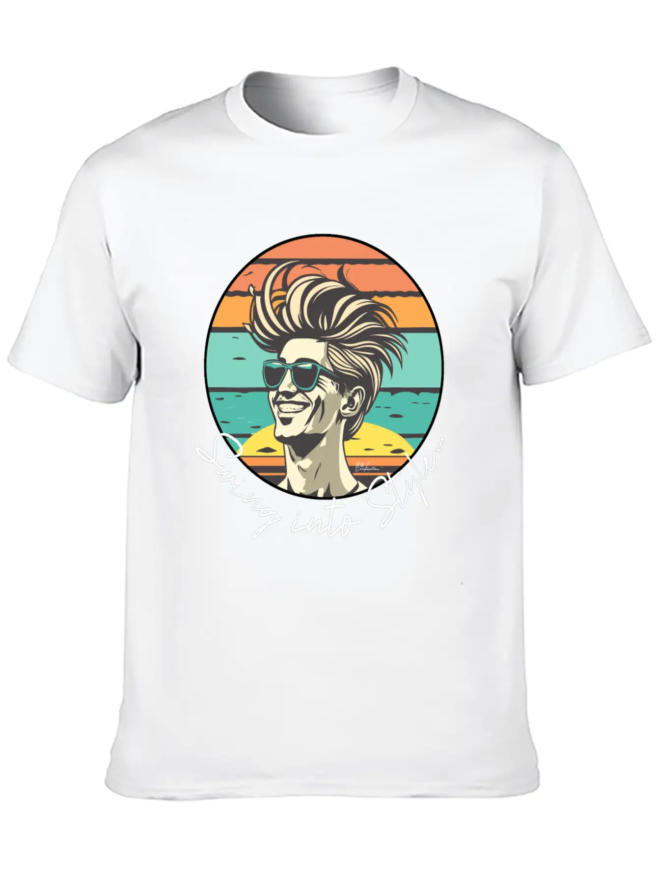Swing Into Style Classic Cotton Tee – Unisex Comfort For Any Season