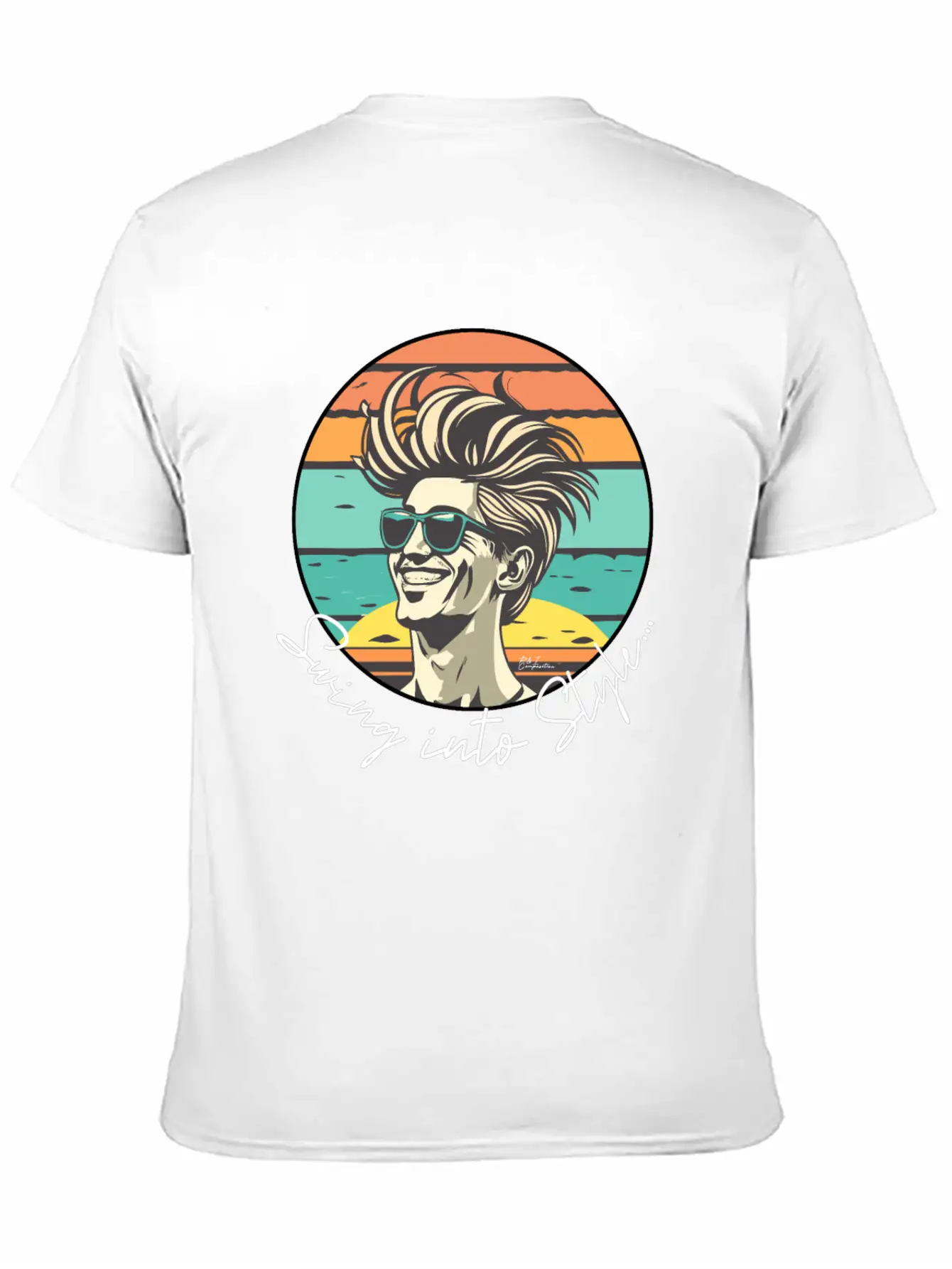 Swing Into Style Classic Cotton Tee – Unisex Comfort For Any Season