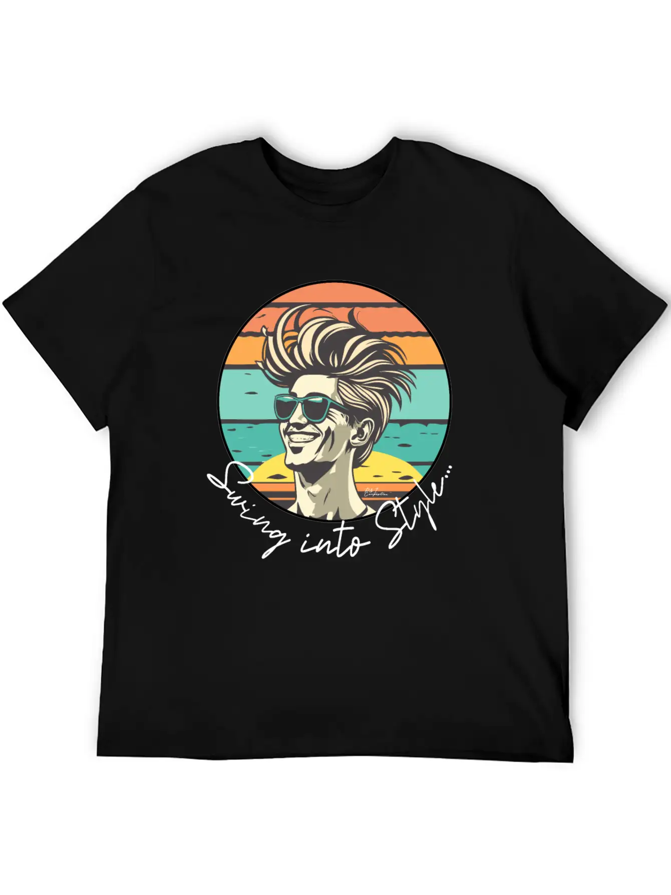 Swing Into Style Classic Cotton Tee – Unisex Comfort For Any Season