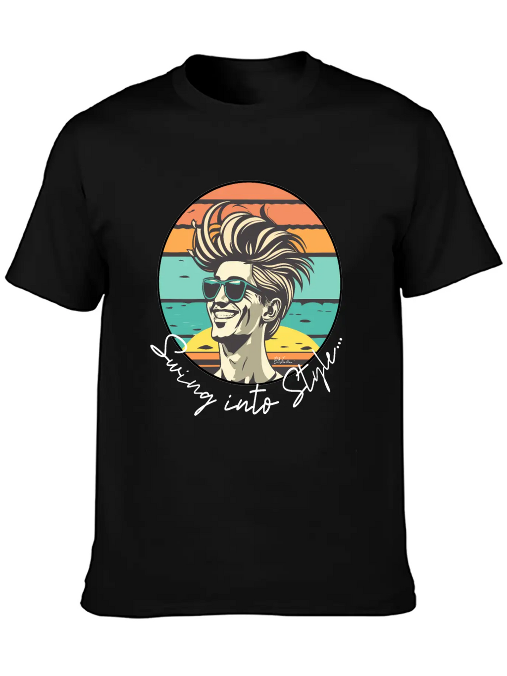 Swing Into Style Classic Cotton Tee – Unisex Comfort For Any Season