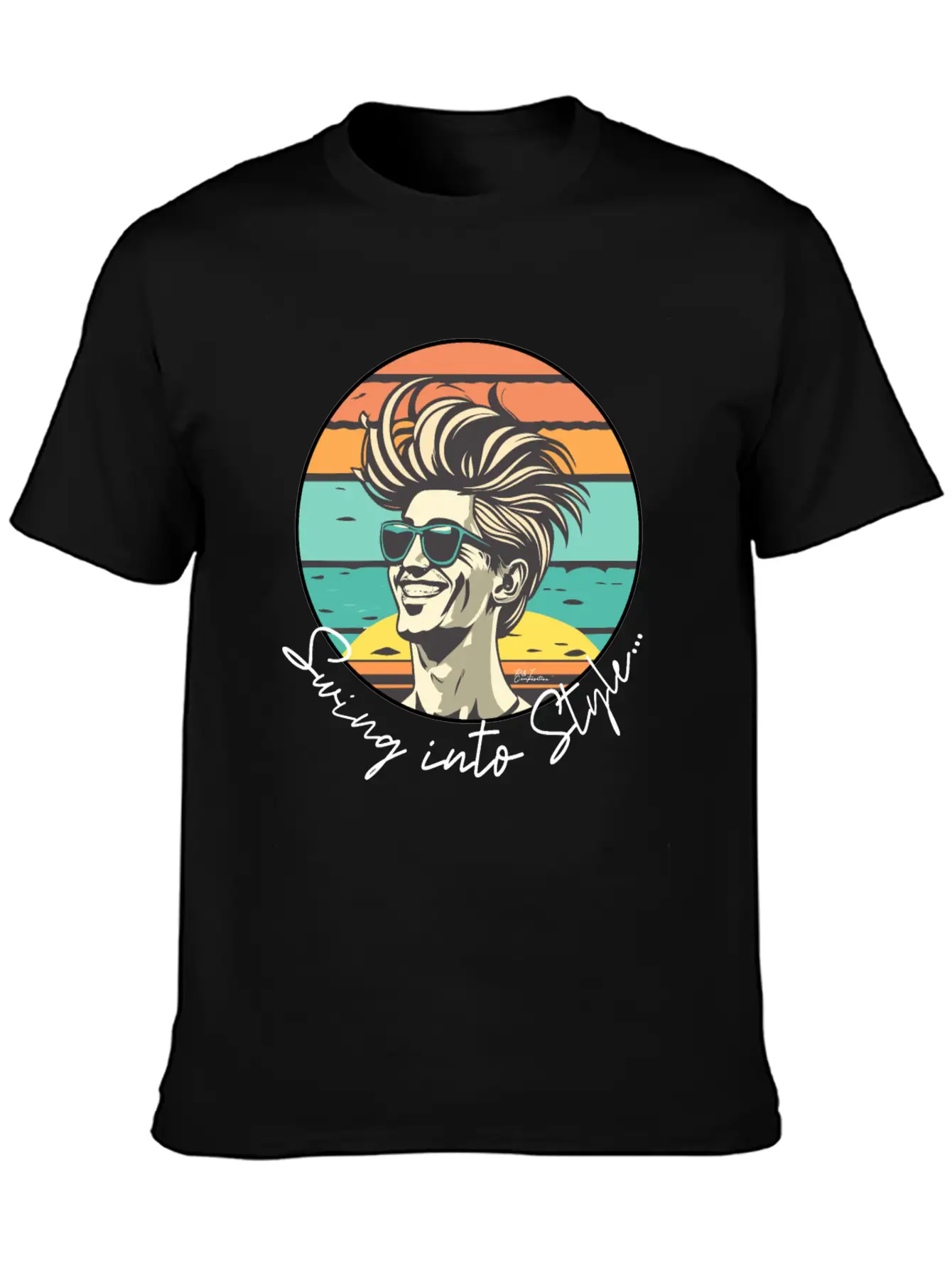 Swing Into Style Classic Cotton Tee – Unisex Comfort For Any Season