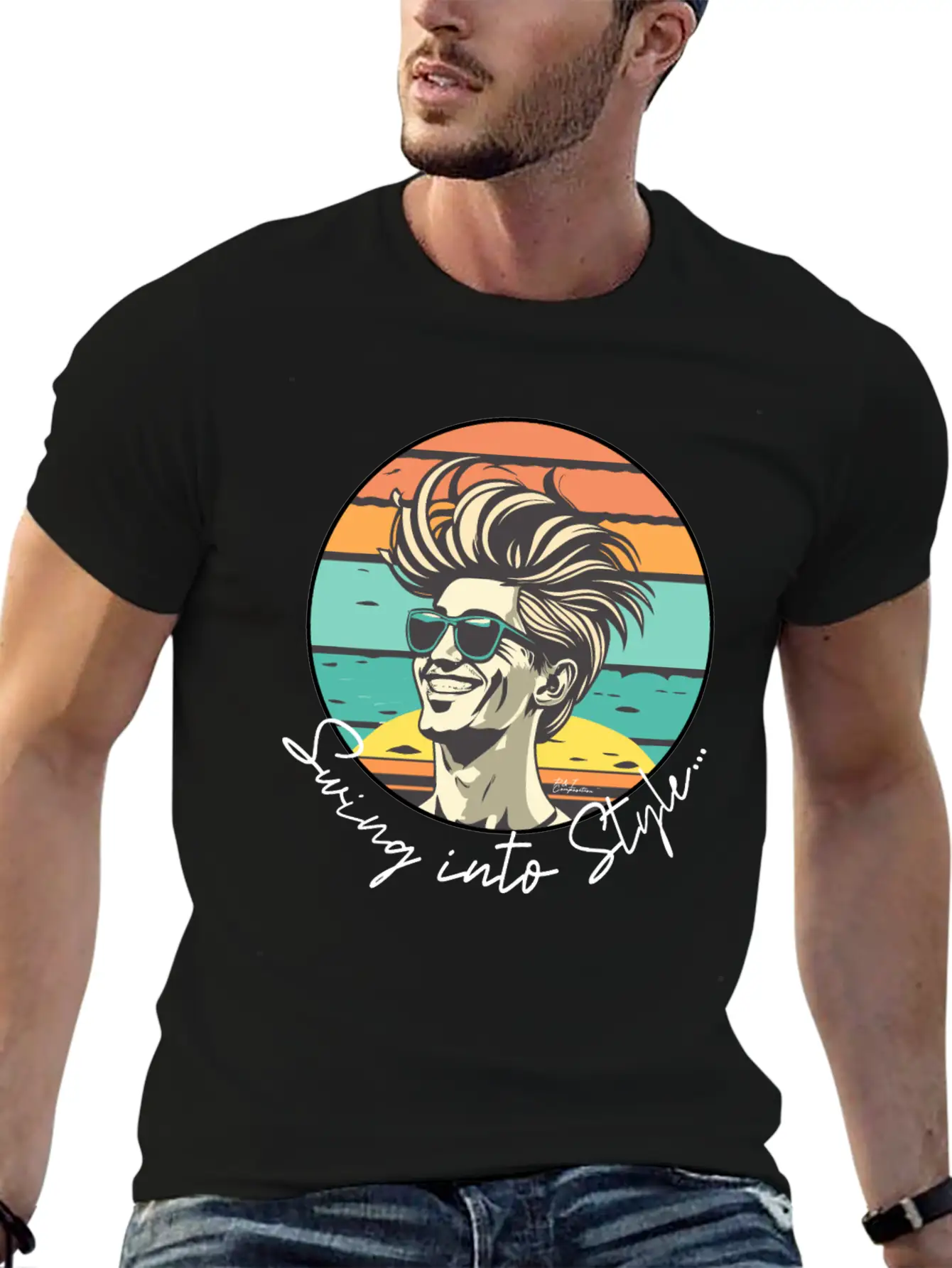 Swing Into Style Classic Cotton Tee – Unisex Comfort For Any Season