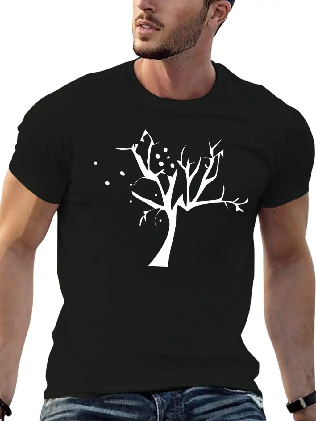 Swirl Tree Stylish Everyday T-Shirt – Unisex Basic Cotton Tee