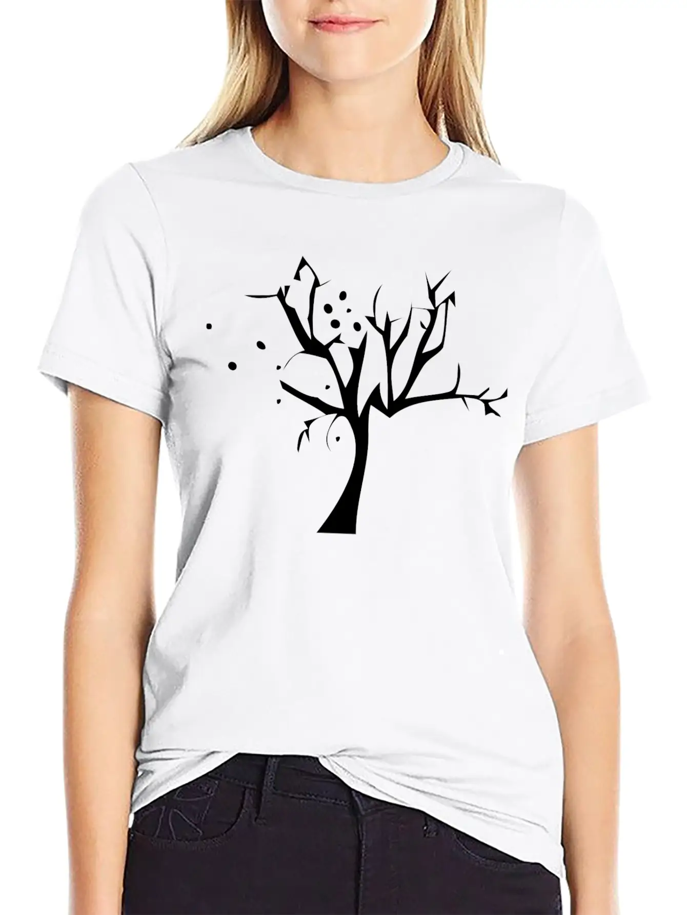 Swirl Tree Stylish Everyday T-Shirt – Unisex Basic Cotton Tee