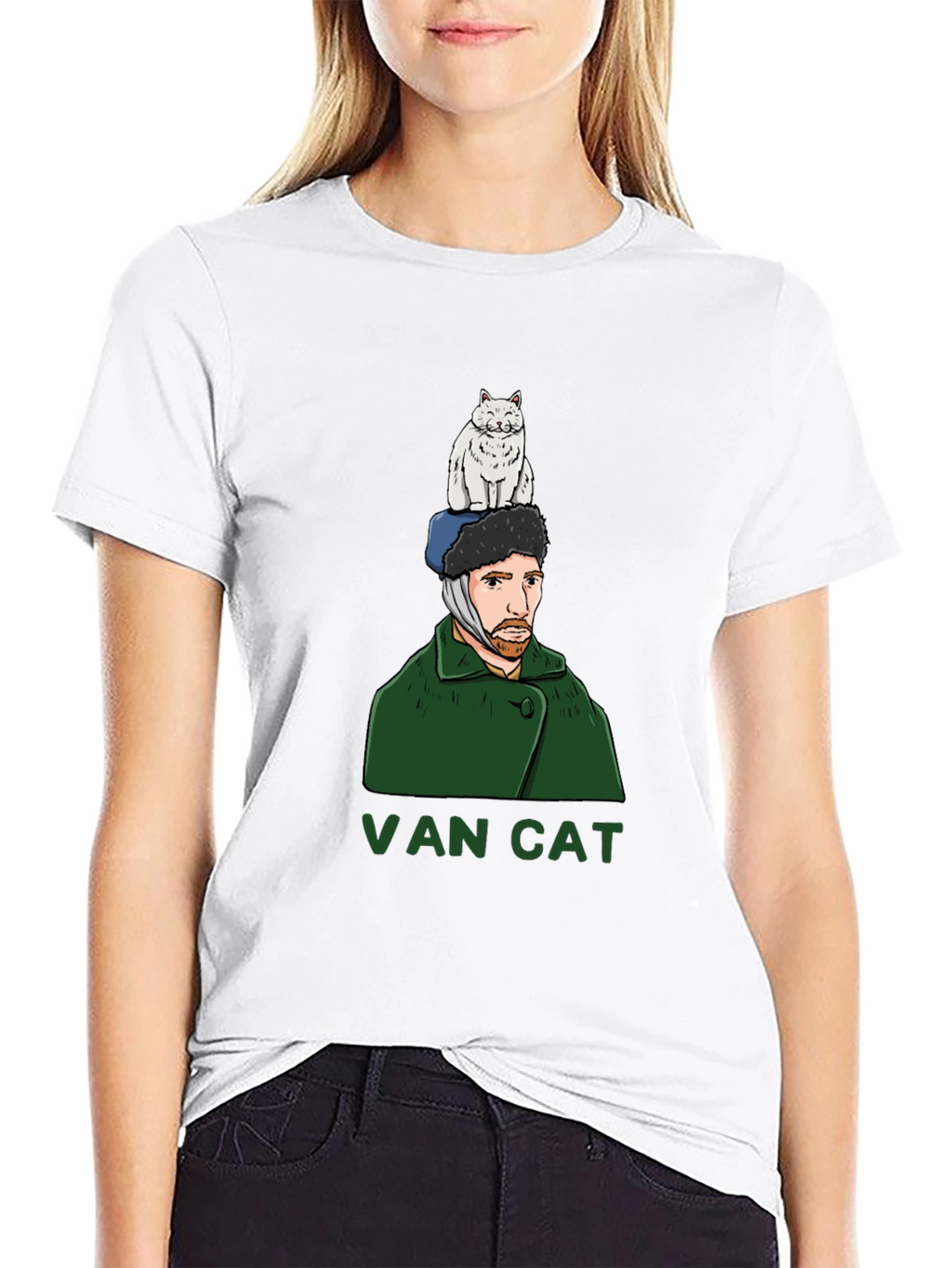 Van Cat Graphic Tee