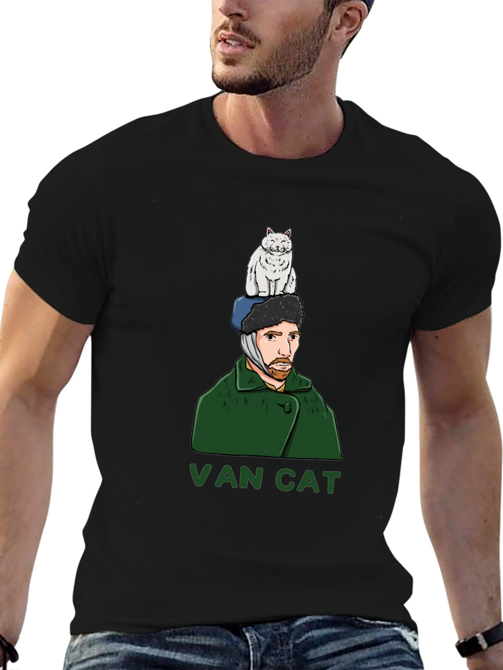 Van Cat Graphic Tee