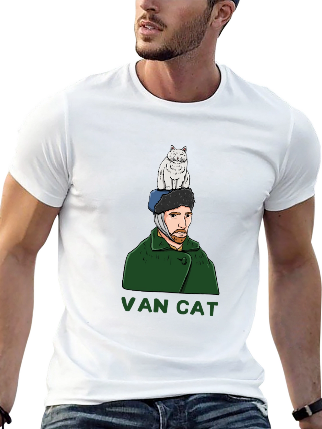 Van Cat Graphic Tee