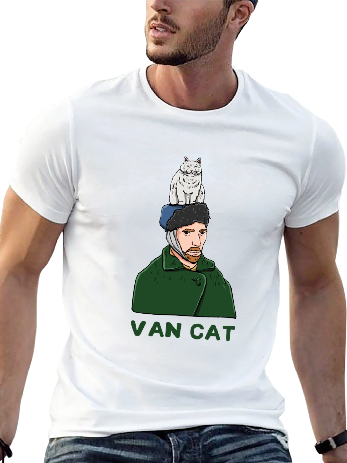 Van Cat Graphic Tee