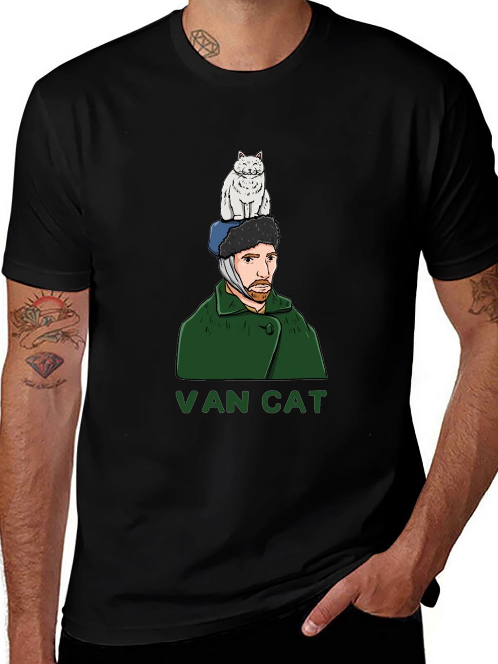Van Cat Graphic Tee
