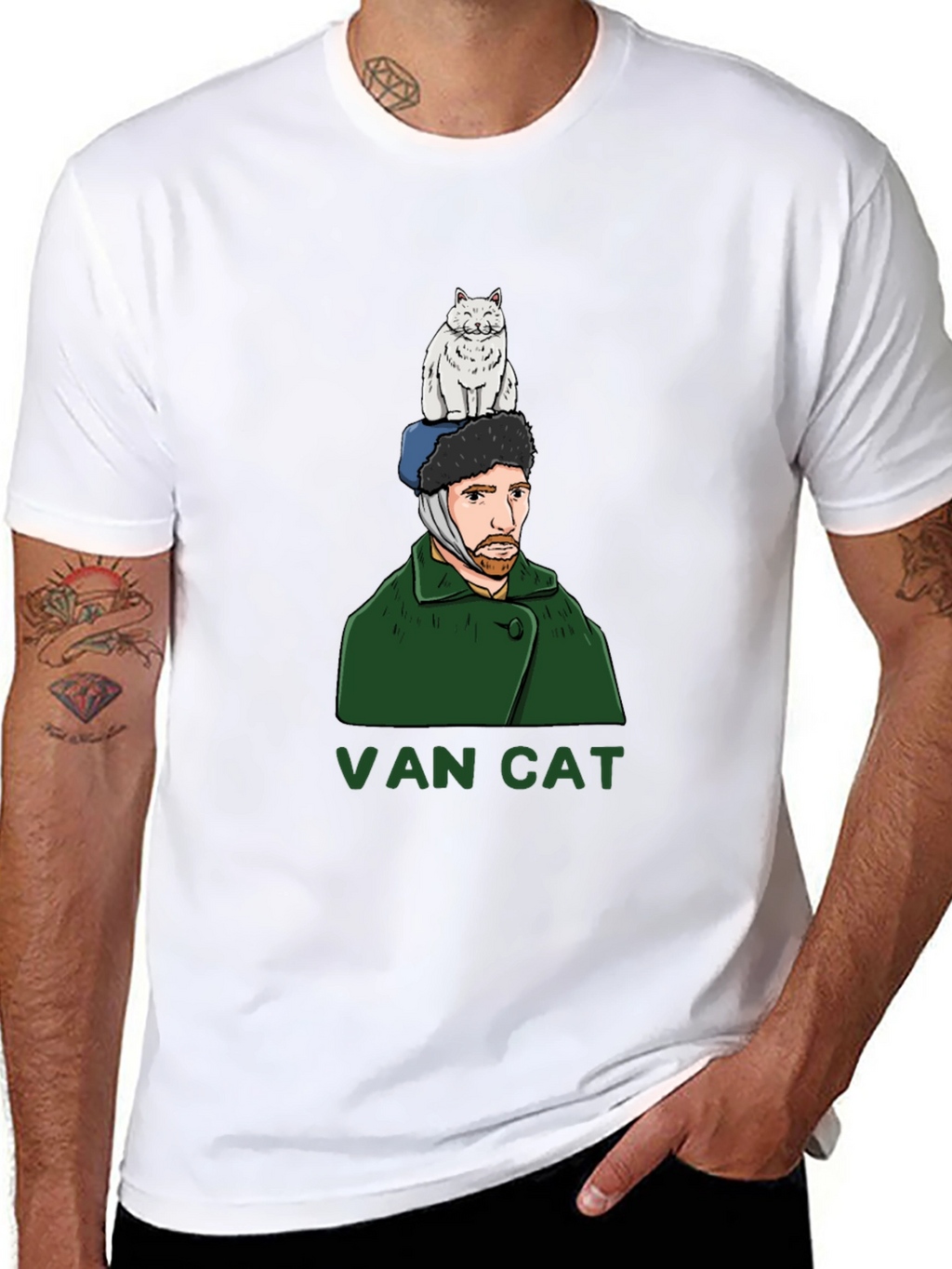 Van Cat Graphic Tee