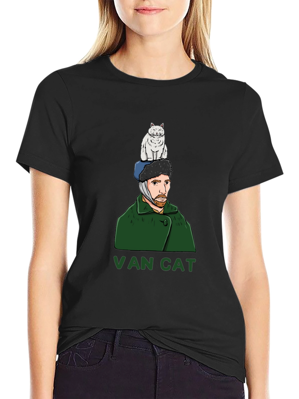 Van Cat Graphic Tee