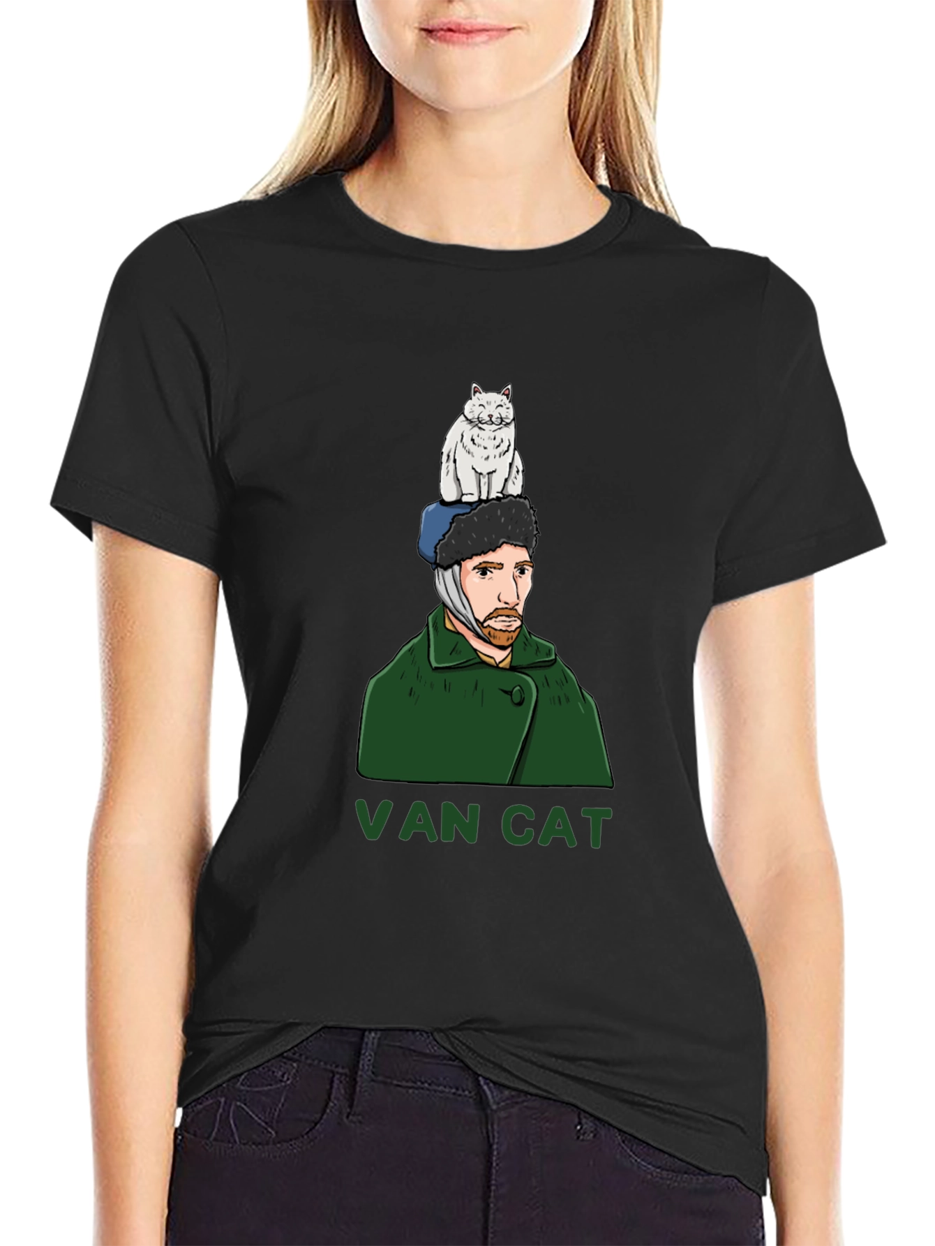 Van Cat Graphic Tee