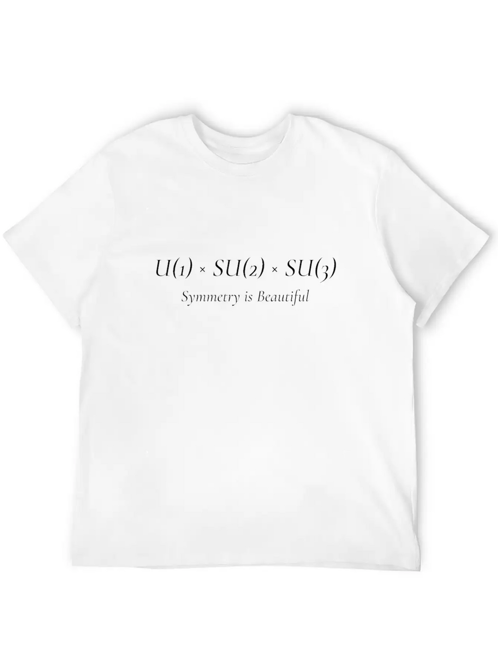 Symmetry Is Beautiful Quantum Field Theory Design Breathable Soft Cotton T-Shirt – Timeless Casual Look