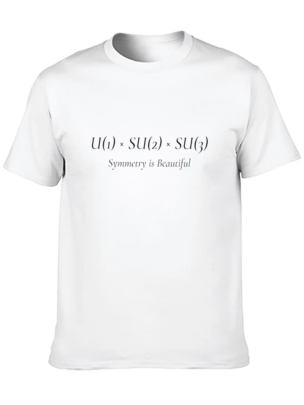 Symmetry Is Beautiful Quantum Field Theory Design Breathable Soft Cotton T-Shirt – Timeless Casual Look