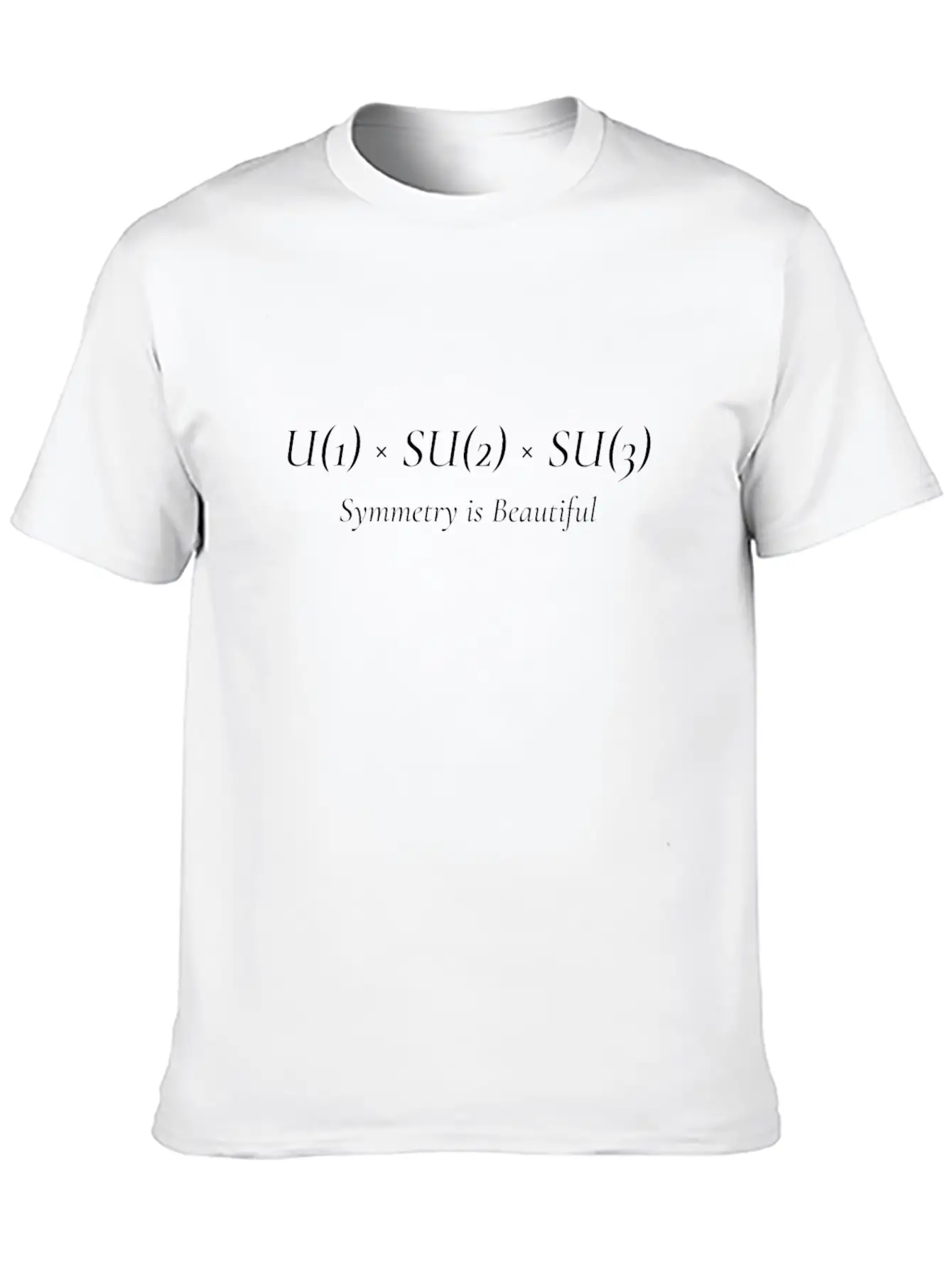 Symmetry Is Beautiful Quantum Field Theory Design Breathable Soft Cotton T-Shirt – Timeless Casual Look