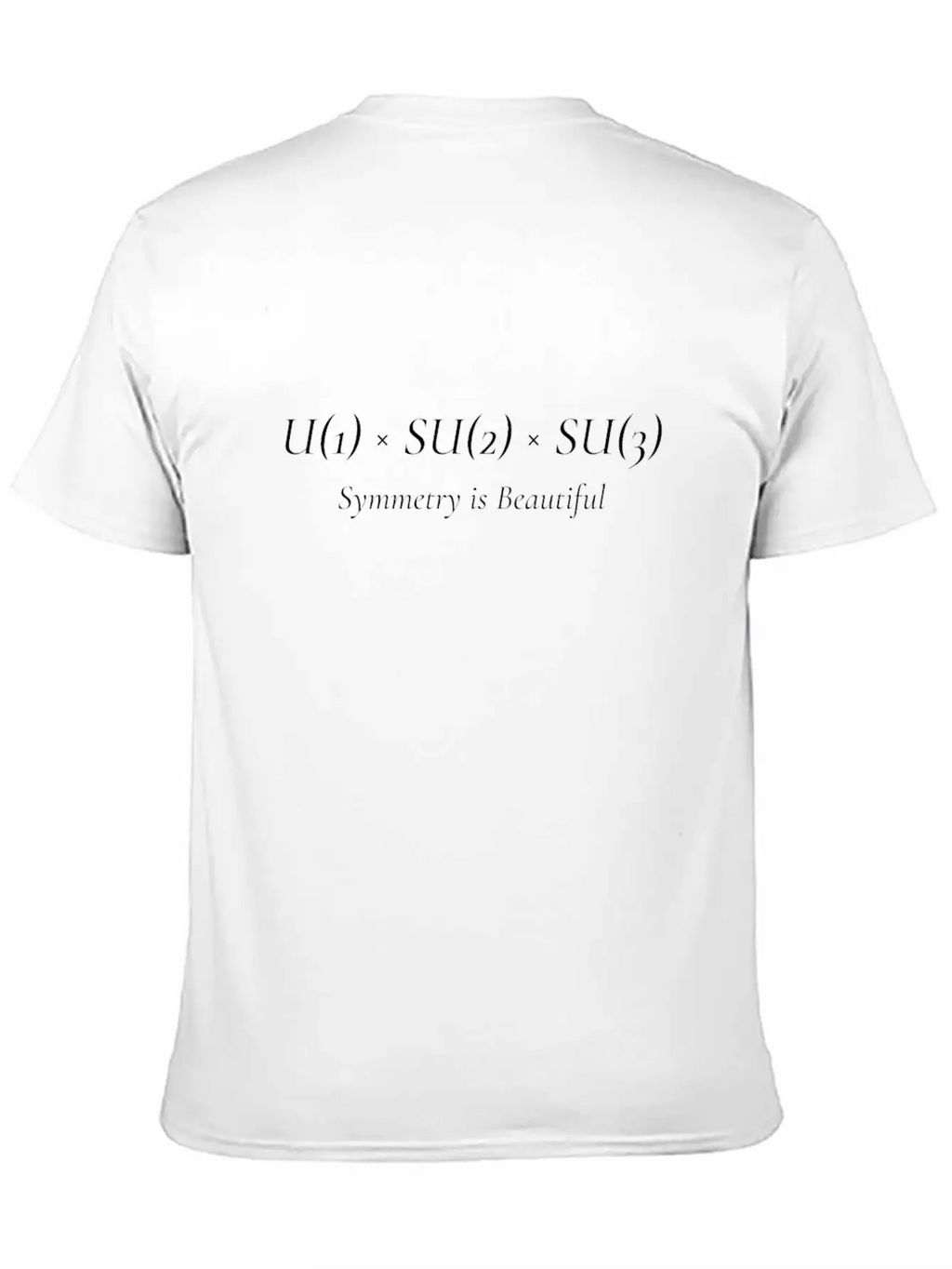 Symmetry Is Beautiful Quantum Field Theory Design Essential Cotton Tee For Daily Outfits – Unisex Style