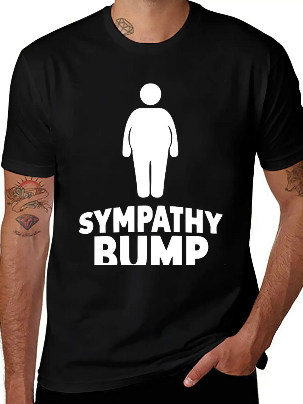 Sympathy Bump Stylish Everyday T-Shirt – Unisex Basic Cotton Tee