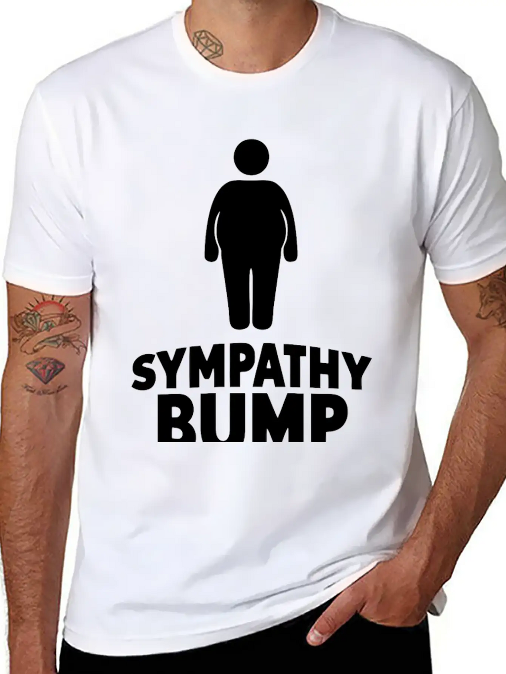 Sympathy Bump Stylish Everyday T-Shirt – Unisex Basic Cotton Tee
