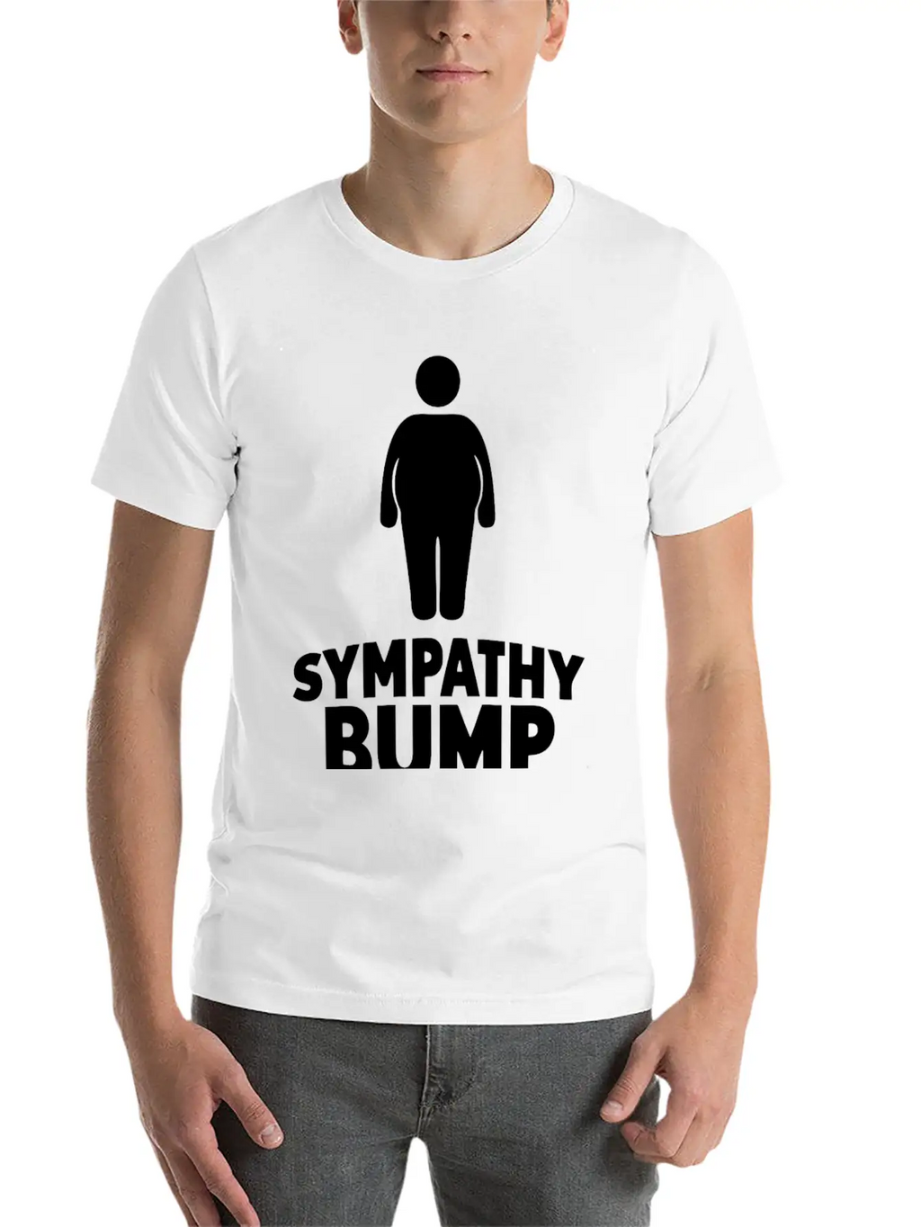 Sympathy Bump Stylish Everyday T-Shirt – Unisex Basic Cotton Tee