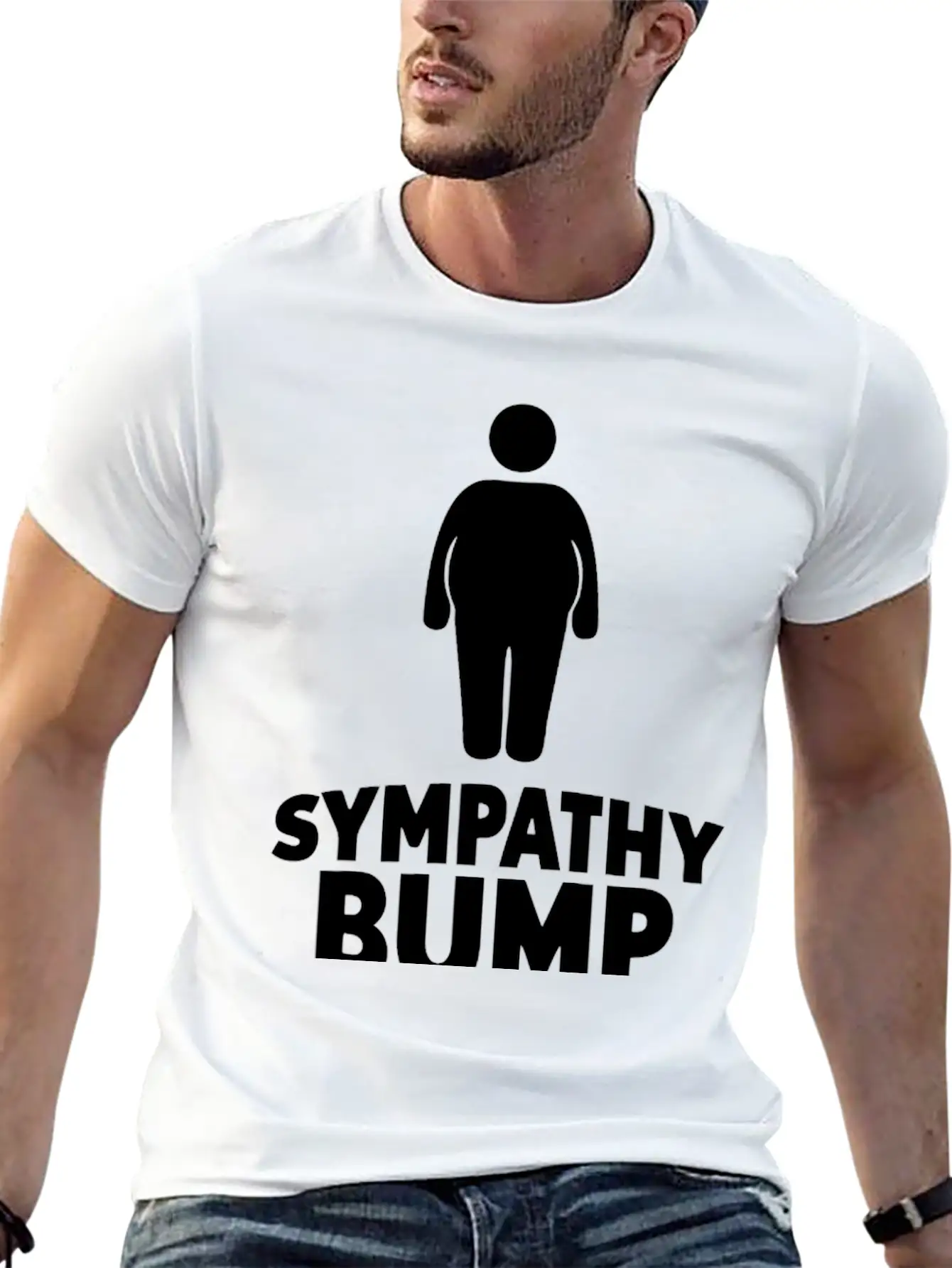 Sympathy Bump Stylish Everyday T-Shirt – Unisex Basic Cotton Tee