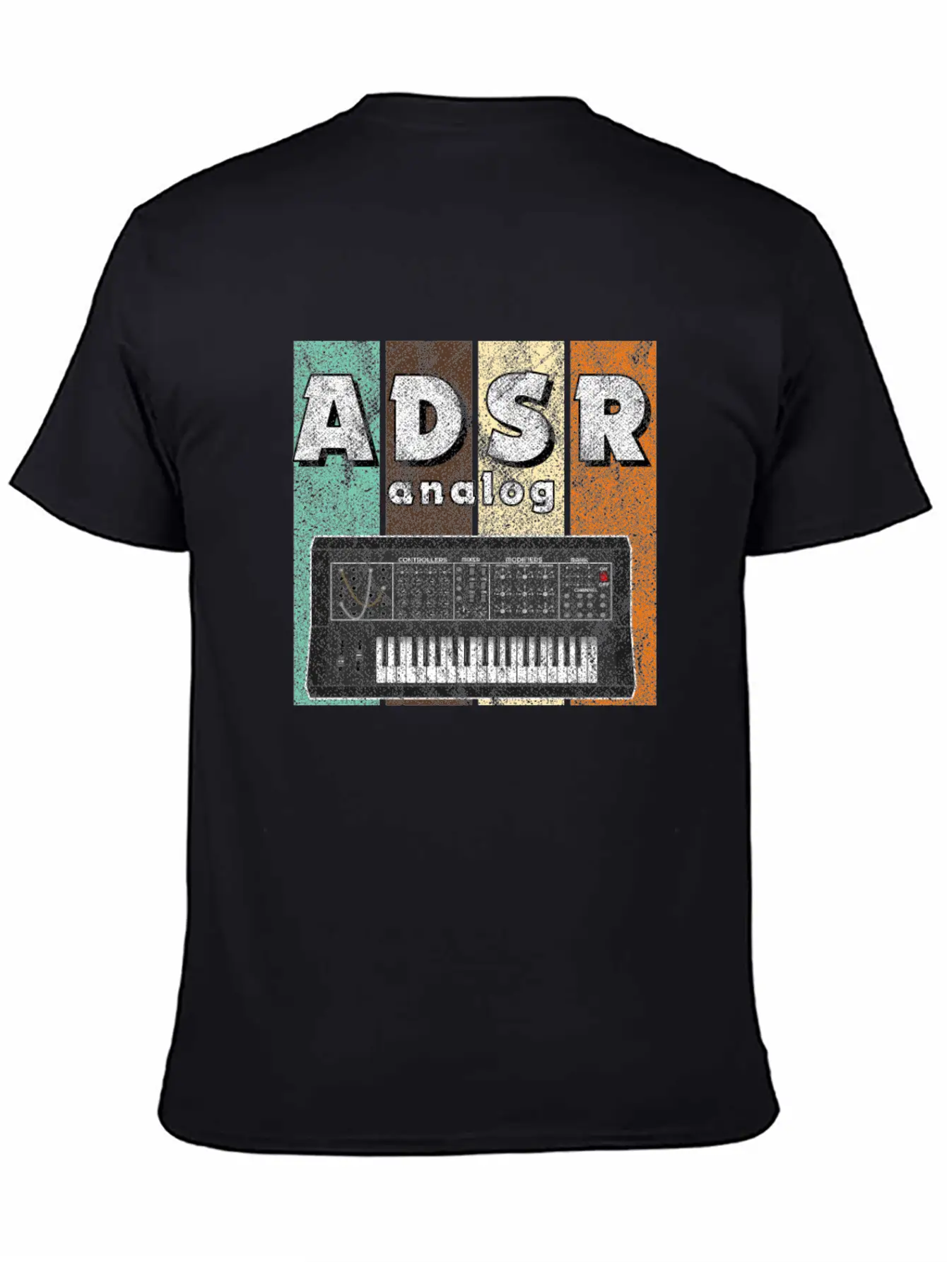 Synthesizer ADSR Synth Analog Modular Eurorack Breathable Graphic T-Shirt – Perfect For Casual Days
