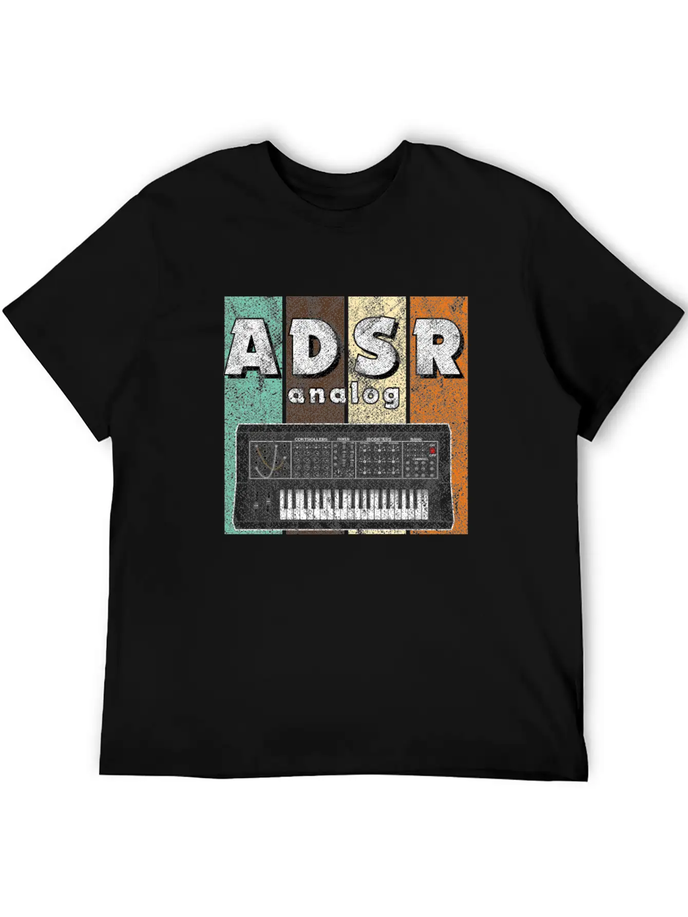 Synthesizer ADSR Synth Analog Modular Eurorack Breathable Graphic T-Shirt – Perfect For Casual Days