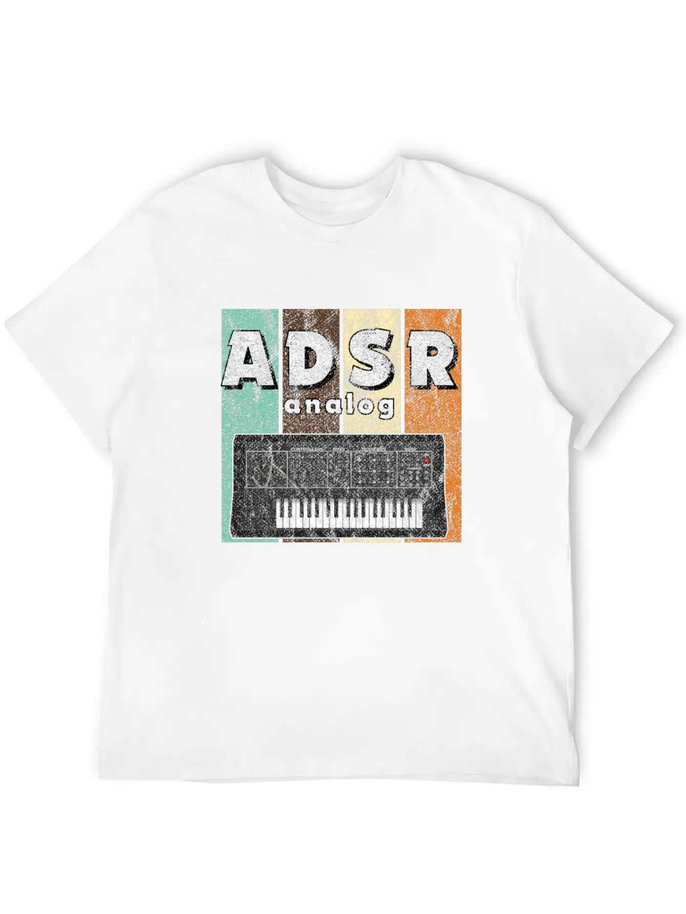 Synthesizer ADSR Synth Analog Modular Eurorack Breathable Graphic T-Shirt – Perfect For Casual Days