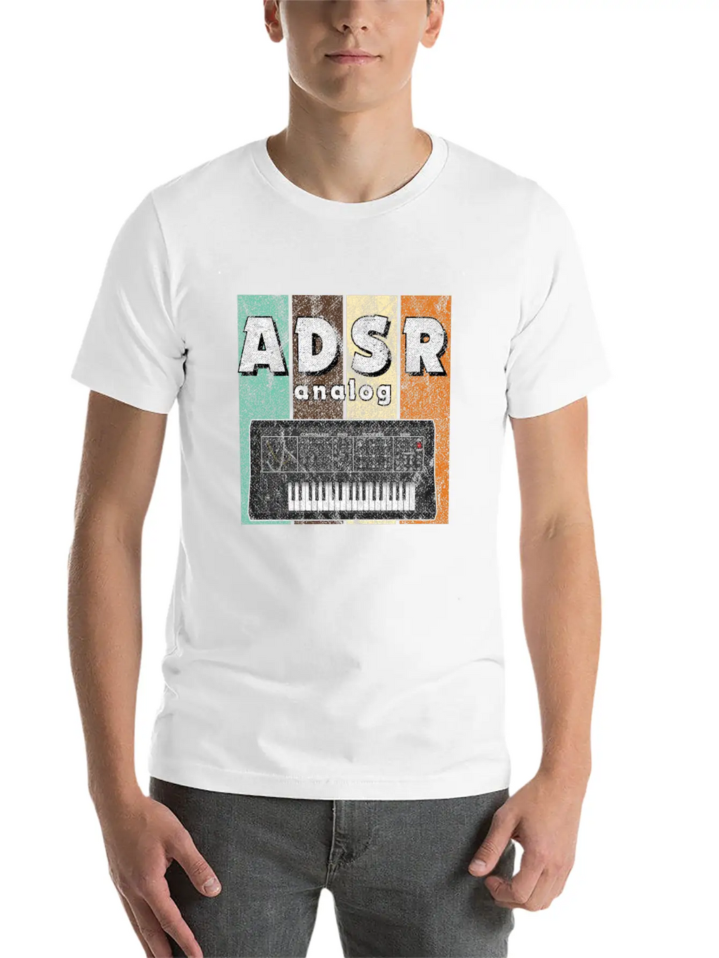 Synthesizer ADSR Synth Analog Modular Eurorack Breathable Graphic T-Shirt – Perfect For Casual Days
