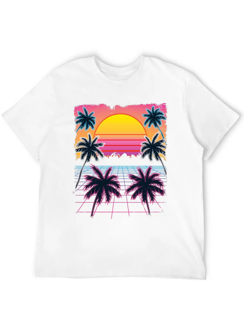 Synthwave Retro 80s Streetwear Design Breathable Graphic T-Shirt – Perfect For Casual Days