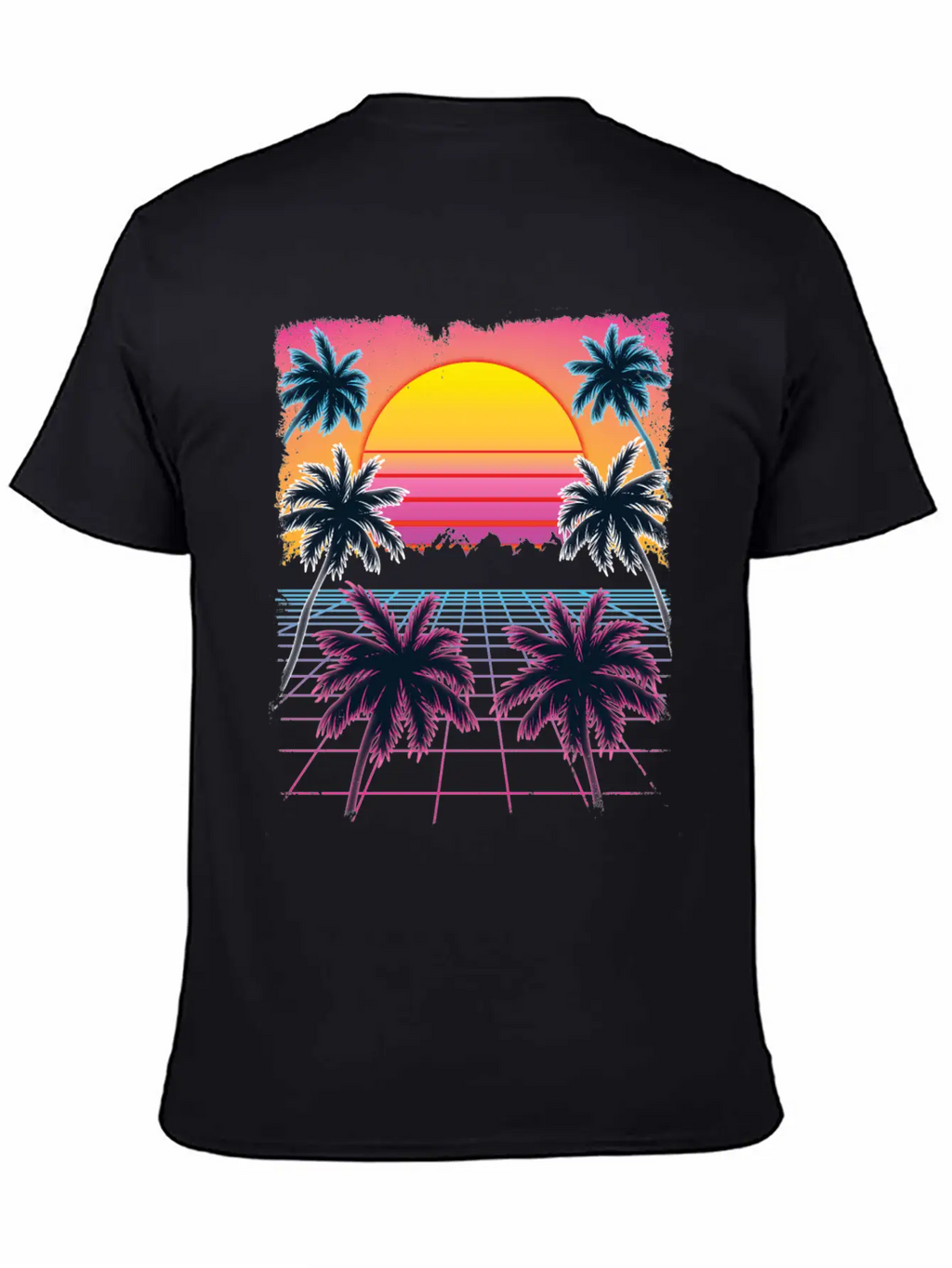 Synthwave Retro 80s Streetwear Design Breathable Graphic T-Shirt – Perfect For Casual Days