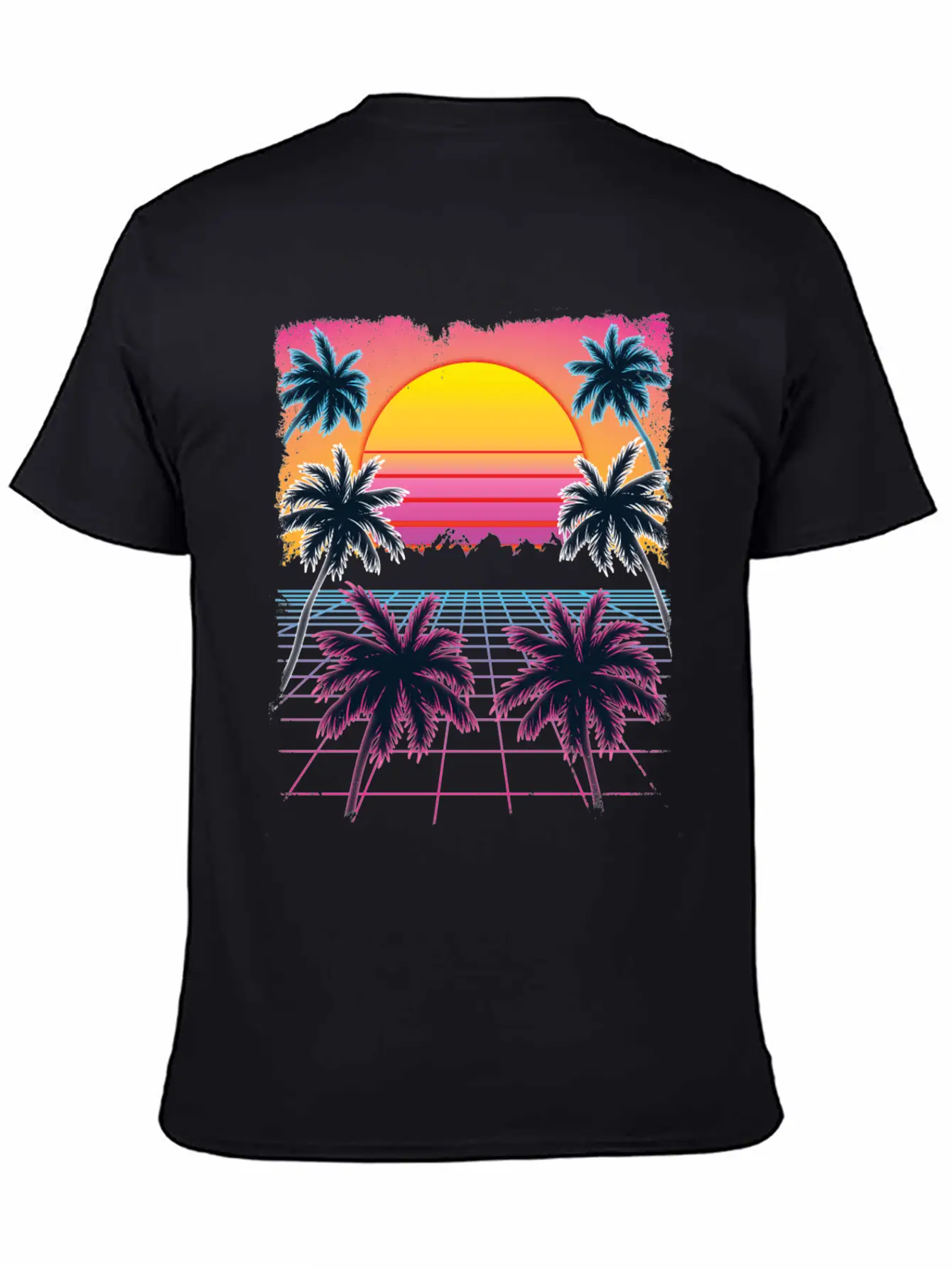 Synthwave Retro 80s Streetwear Design Breathable Graphic T-Shirt – Perfect For Casual Days