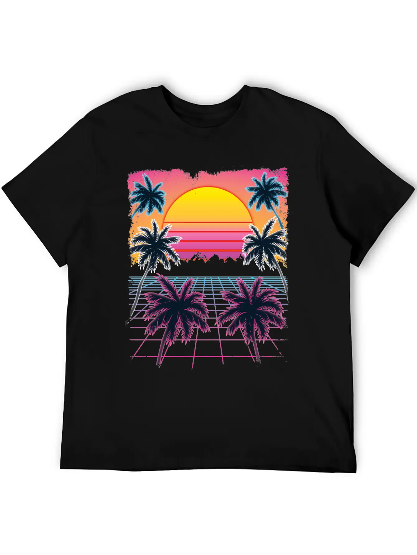Synthwave Retro 80s Streetwear Design Breathable Graphic T-Shirt – Perfect For Casual Days