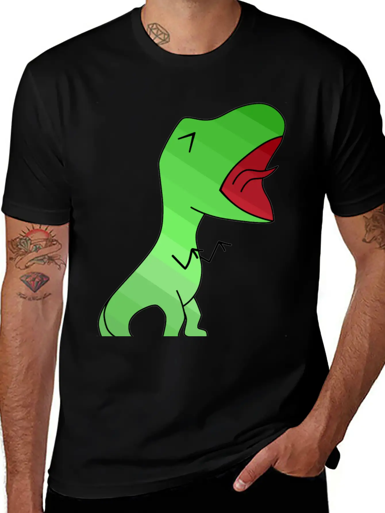 T-Rex Essential Cotton Tee For Daily Outfits – Unisex Style