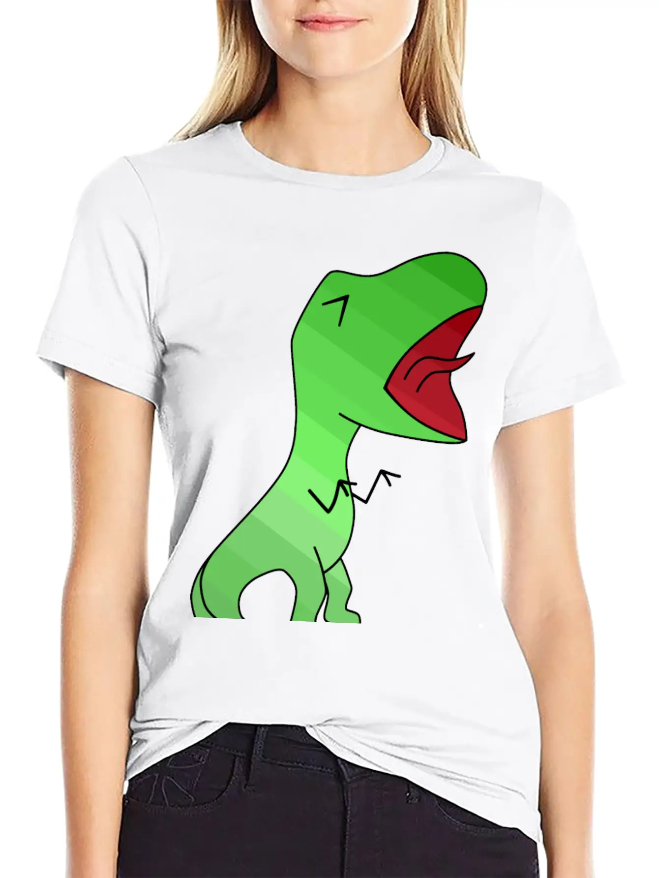 T-Rex Essential Cotton Tee For Daily Outfits – Unisex Style