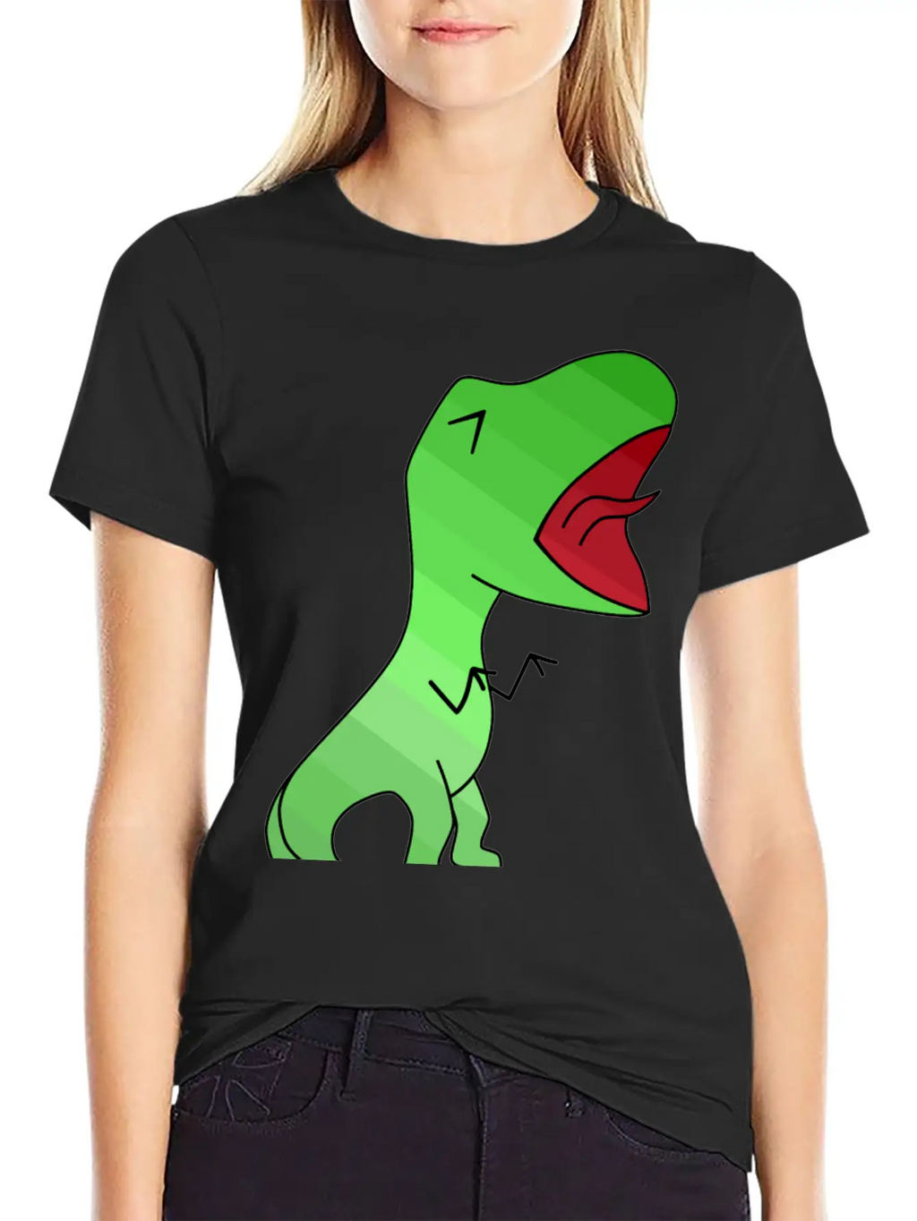 T-Rex Essential Cotton Tee For Daily Outfits – Unisex Style