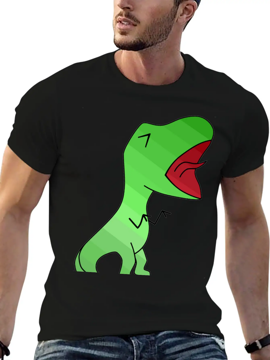 T-Rex Essential Cotton Tee For Daily Outfits – Unisex Style