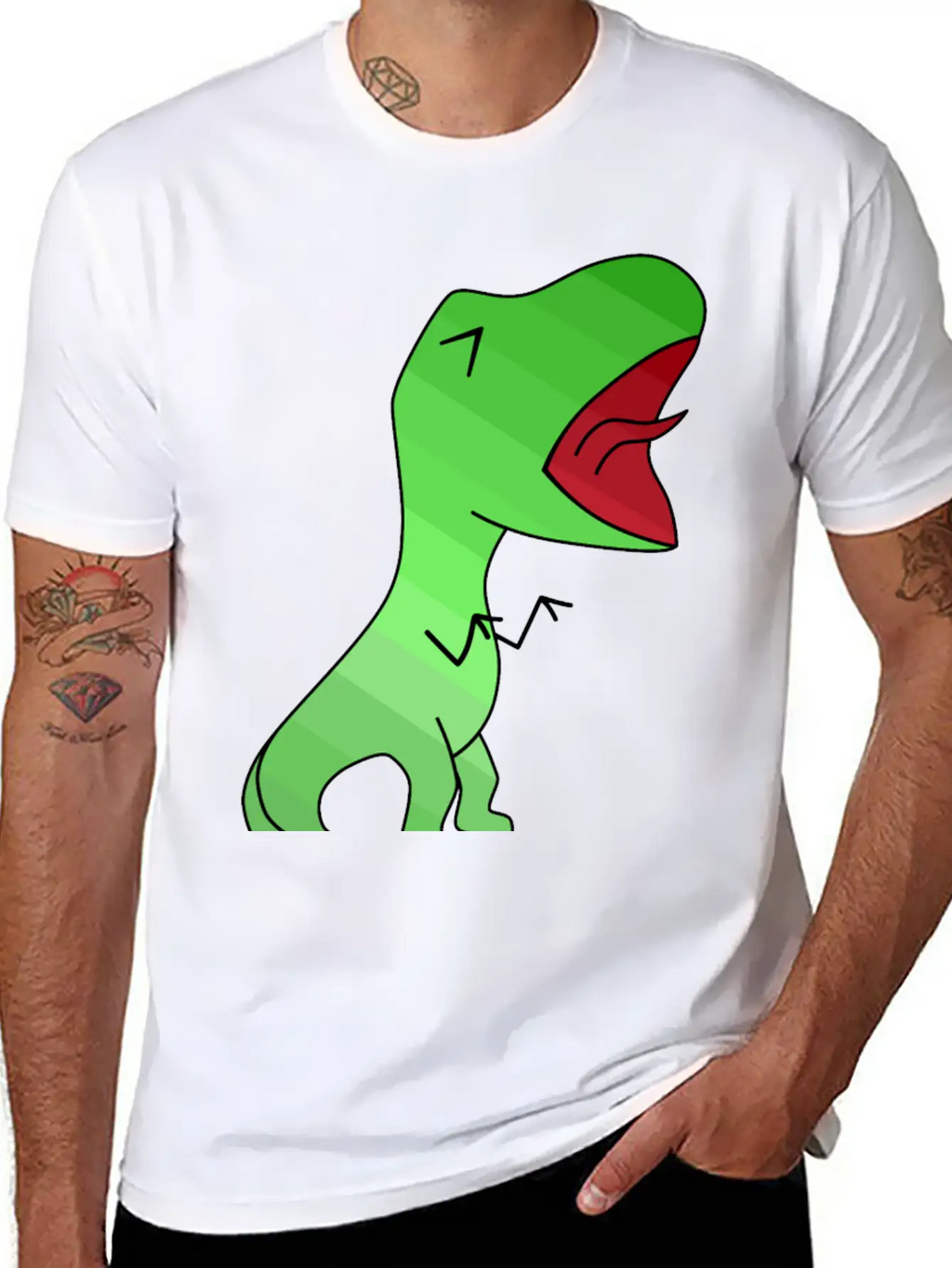 T-Rex Essential Cotton Tee For Daily Outfits – Unisex Style