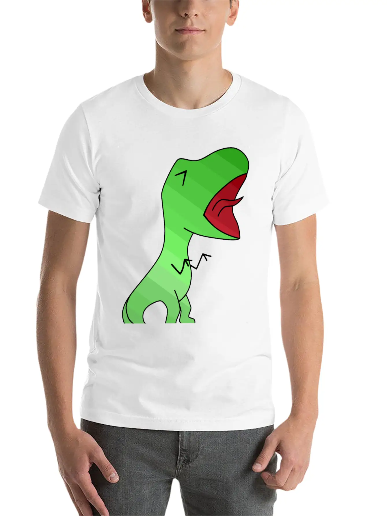 T-Rex Essential Cotton Tee For Daily Outfits – Unisex Style