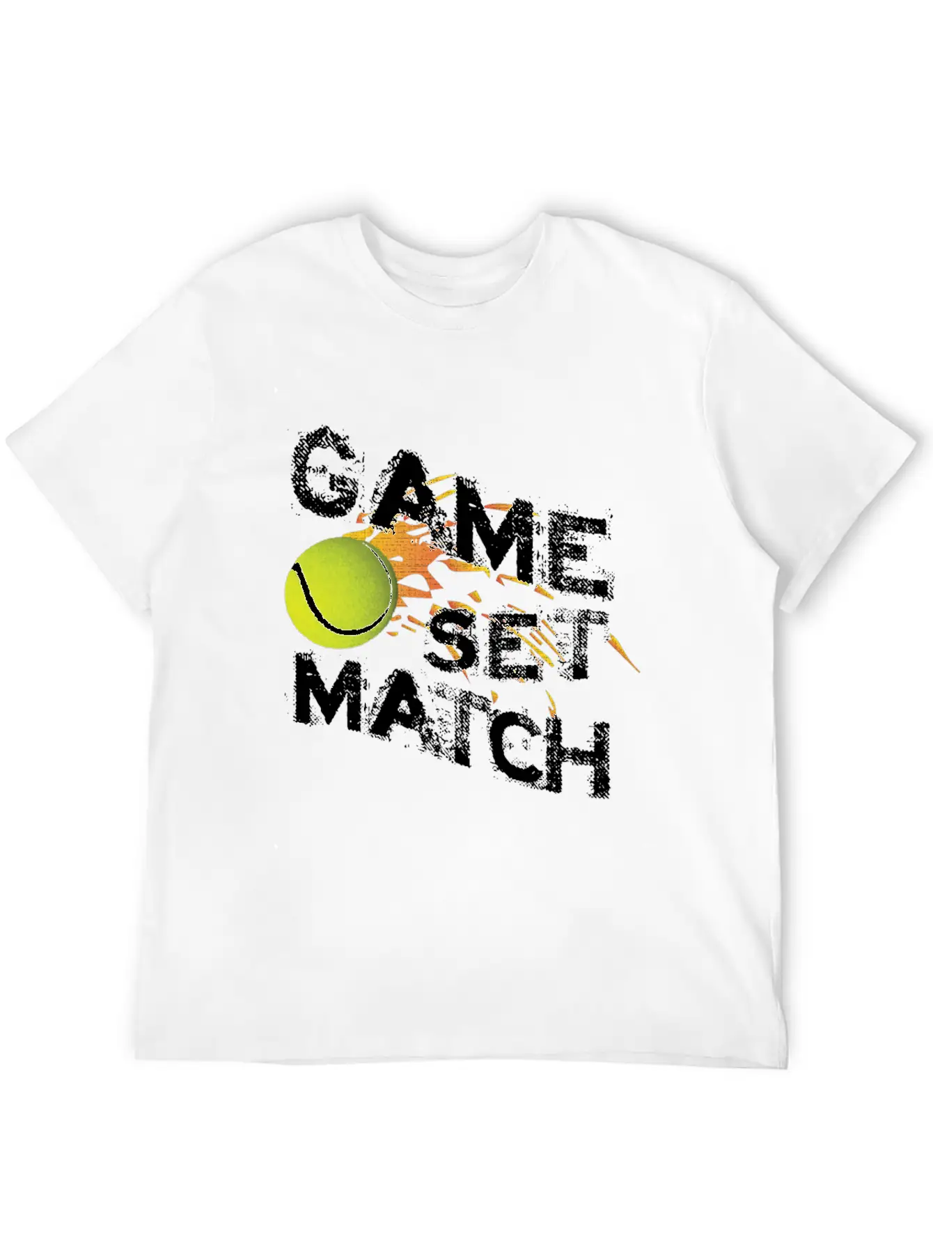 T-shirt Game Set Match Breathable Graphic T-Shirt – Perfect For Casual Days