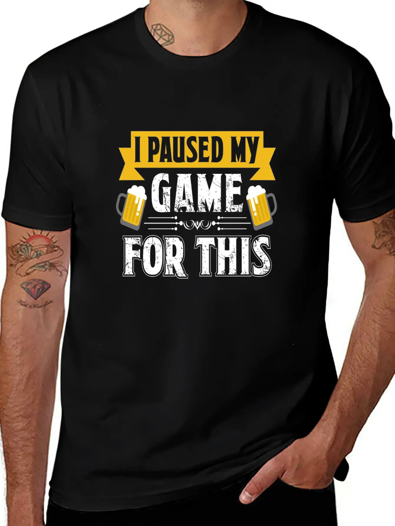 T Shirt I Paused My Game To Be Here Unisex Casual T-Shirt – Clean Design For Daily Comfort