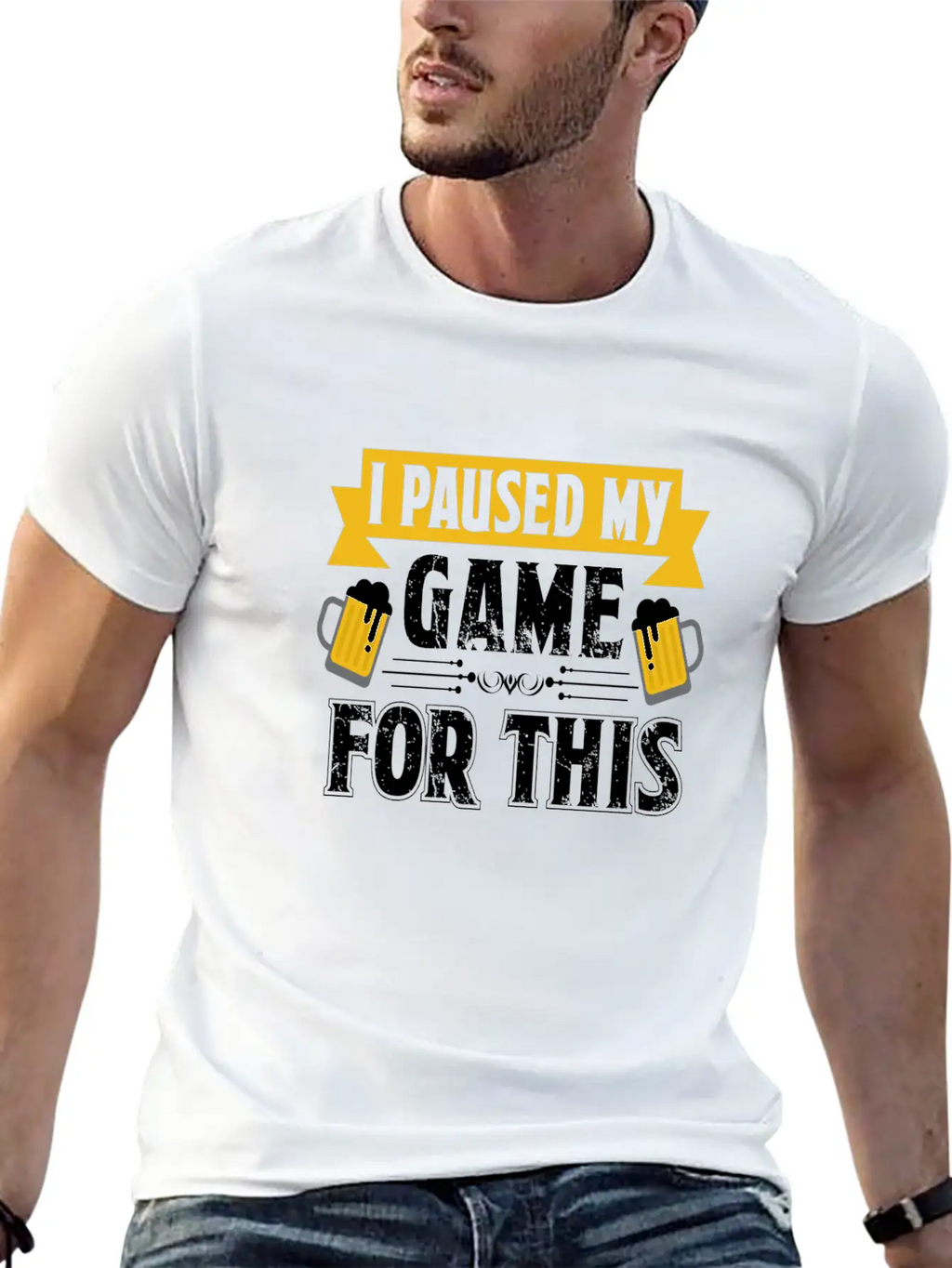 T Shirt I Paused My Game To Be Here Unisex Casual T-Shirt – Clean Design For Daily Comfort