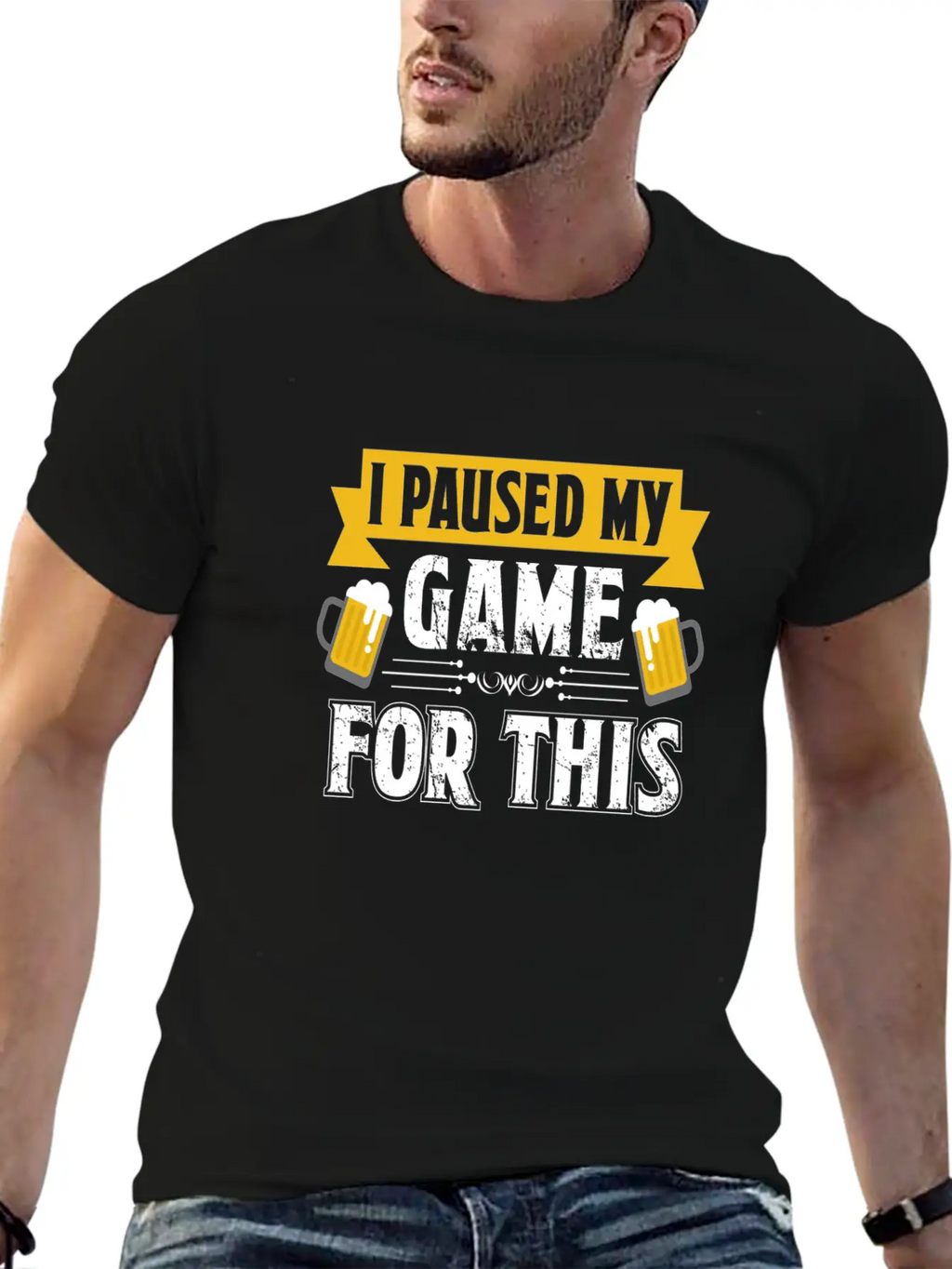 T Shirt I Paused My Game To Be Here Unisex Casual T-Shirt – Clean Design For Daily Comfort