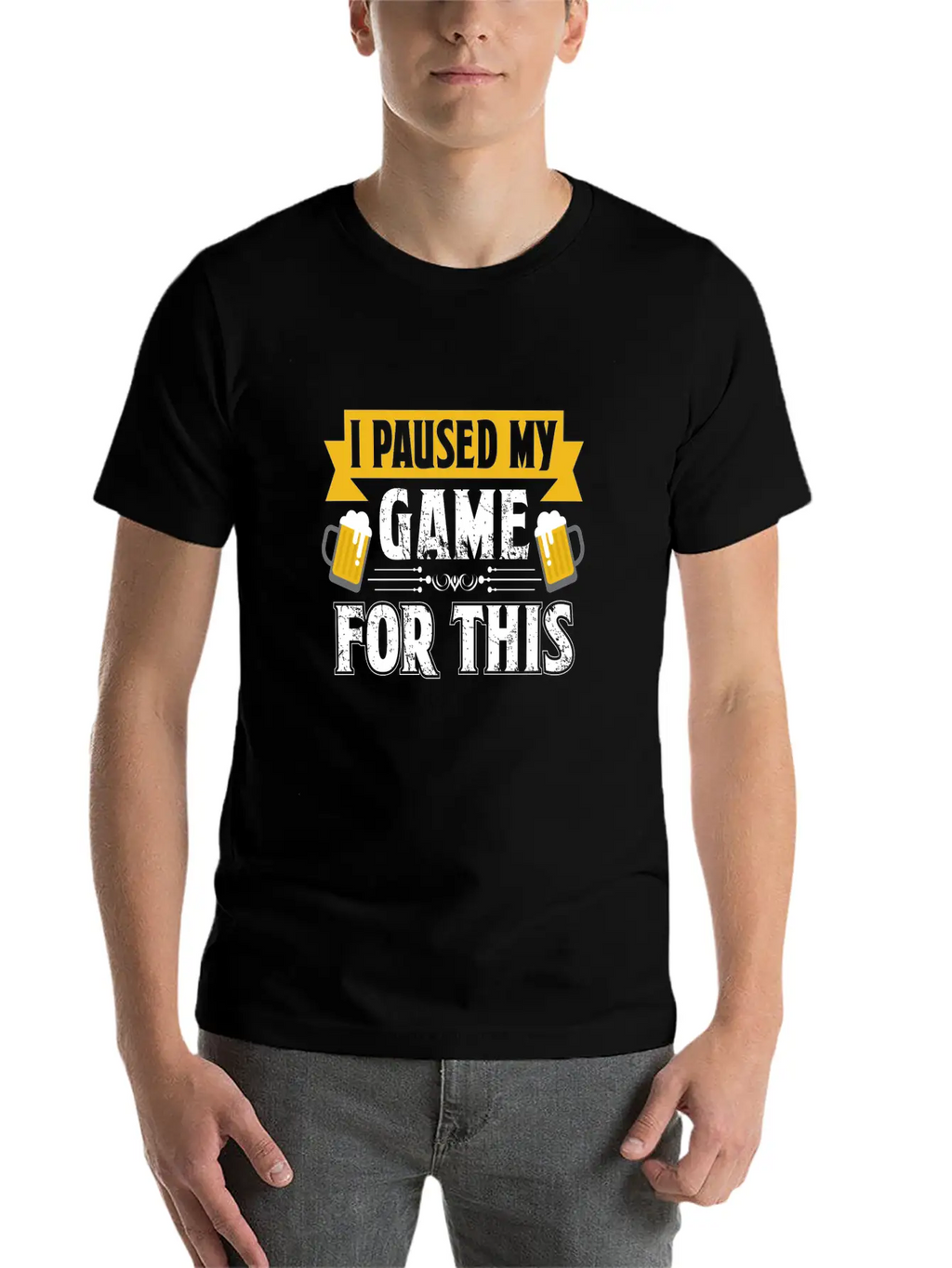 T Shirt I Paused My Game To Be Here Unisex Casual T-Shirt – Clean Design For Daily Comfort