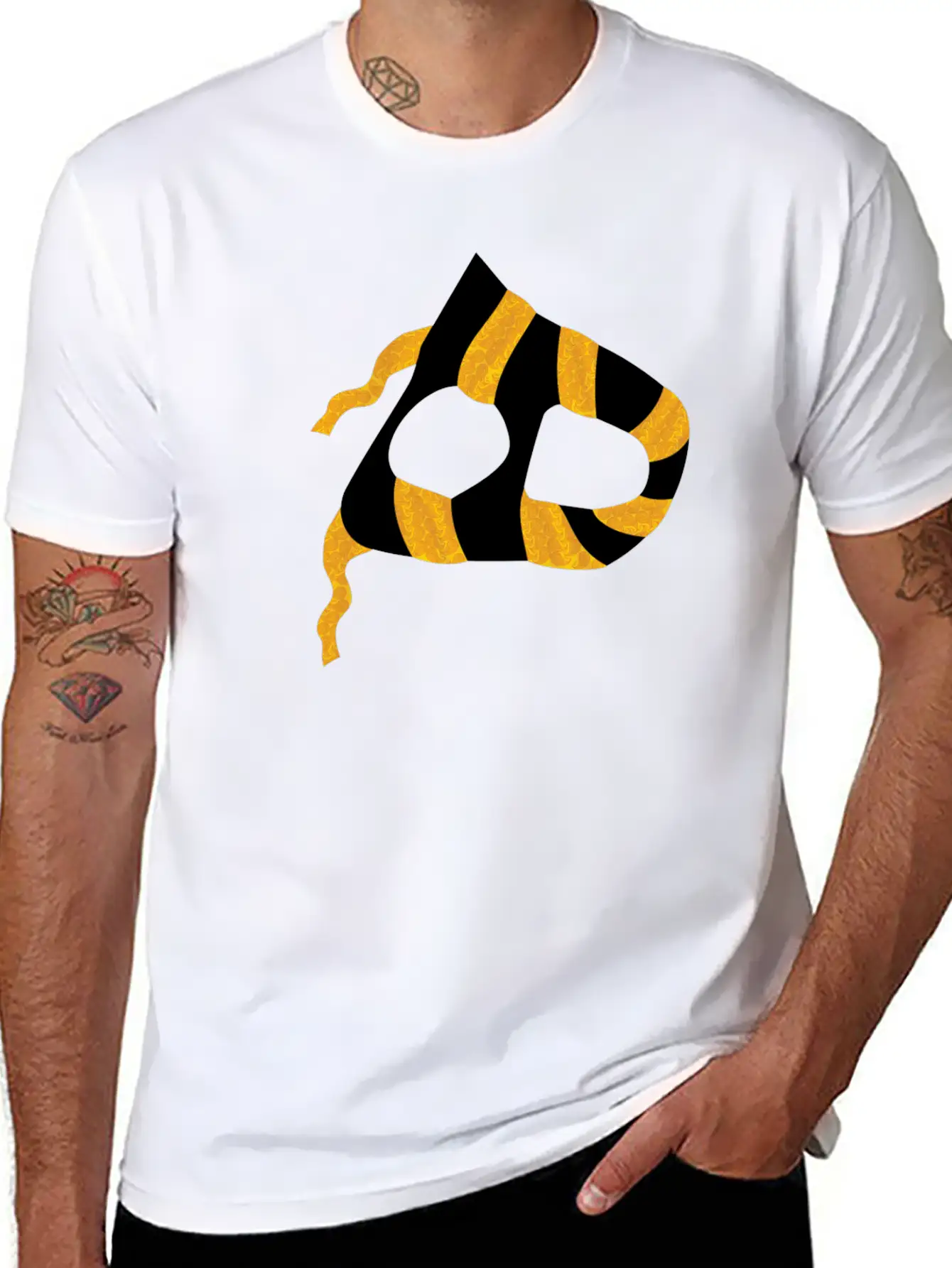 T-shirt_Letter_H Unisex Casual T-Shirt – Clean Design For Daily Comfort