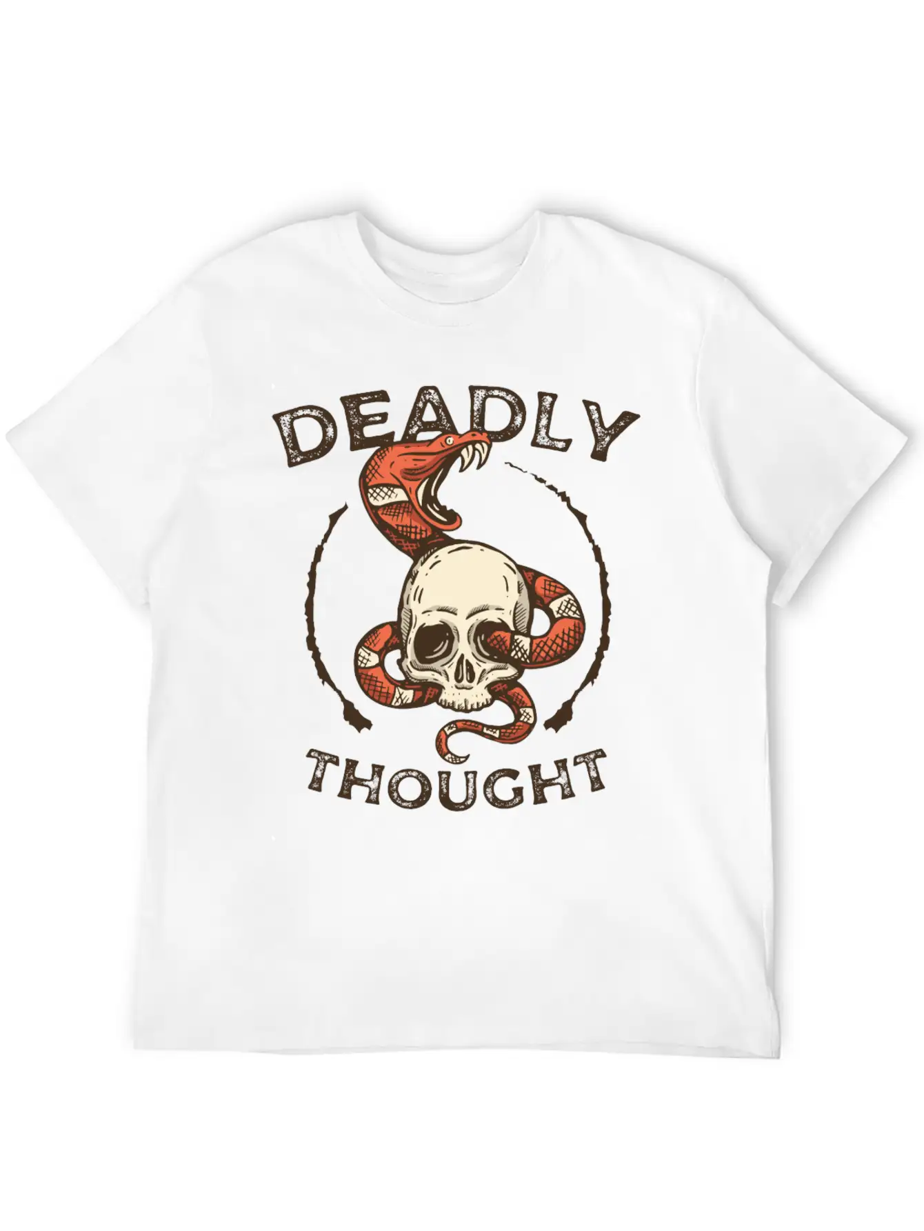 T Shirts Deadly Thought T Shirts Thought Unisex Casual T-Shirt – Clean Design For Daily Comfort