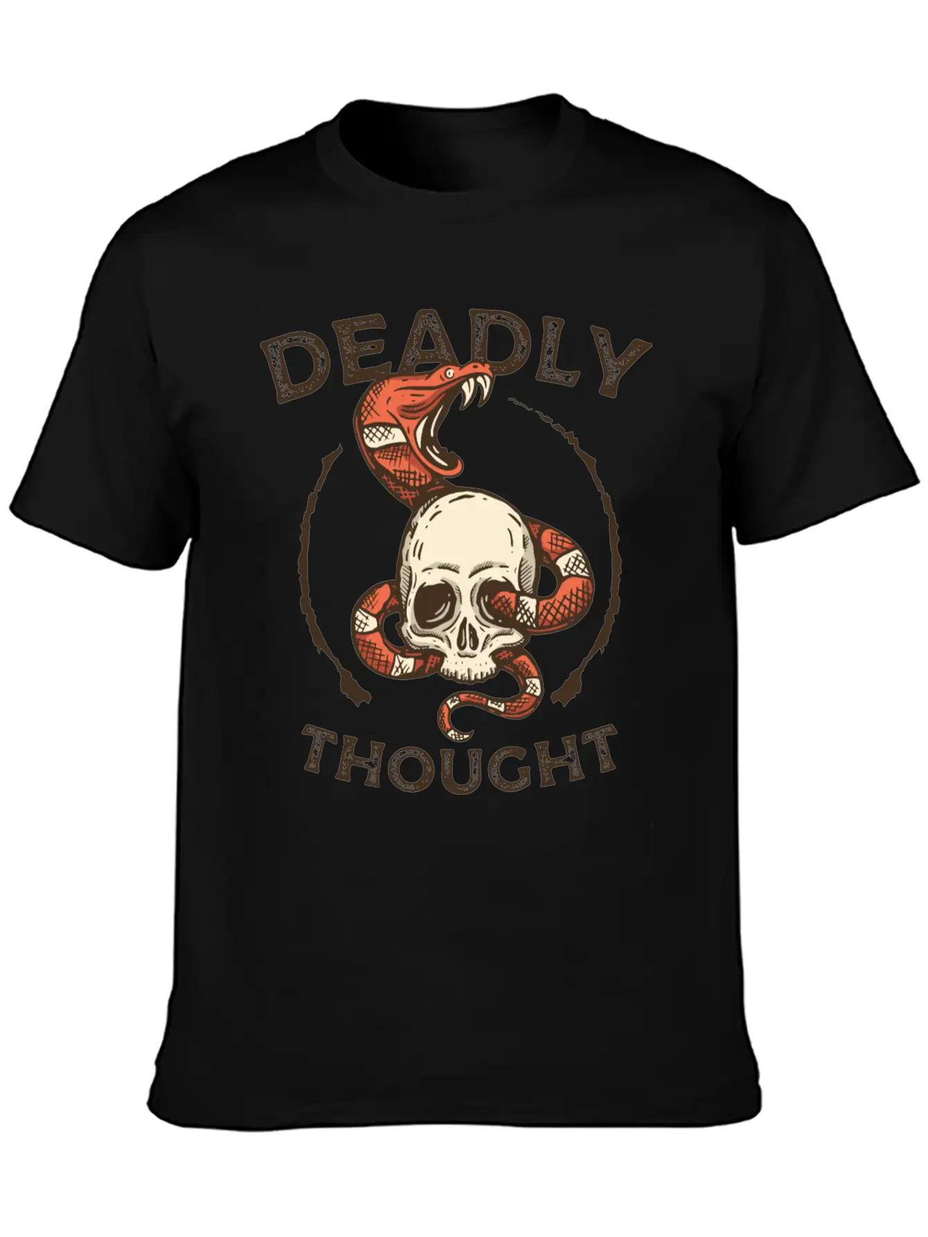 T Shirts Deadly Thought T Shirts Thought Unisex Casual T-Shirt – Clean Design For Daily Comfort