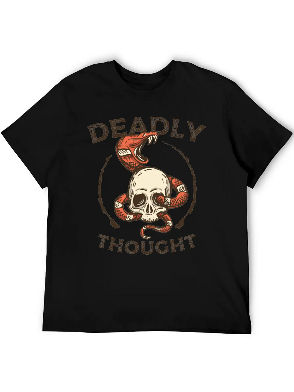 T Shirts Deadly Thought T Shirts Thought Unisex Casual T-Shirt – Clean Design For Daily Comfort