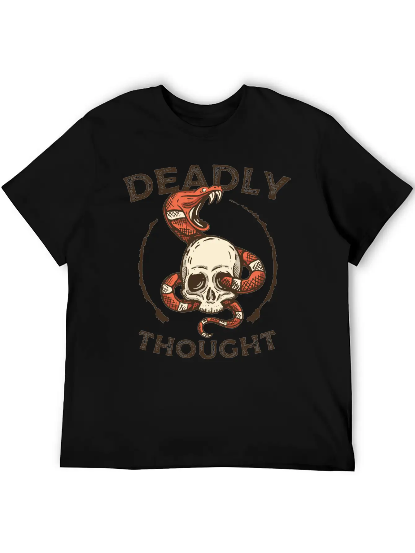 T Shirts Deadly Thought T Shirts Thought Unisex Casual T-Shirt – Clean Design For Daily Comfort